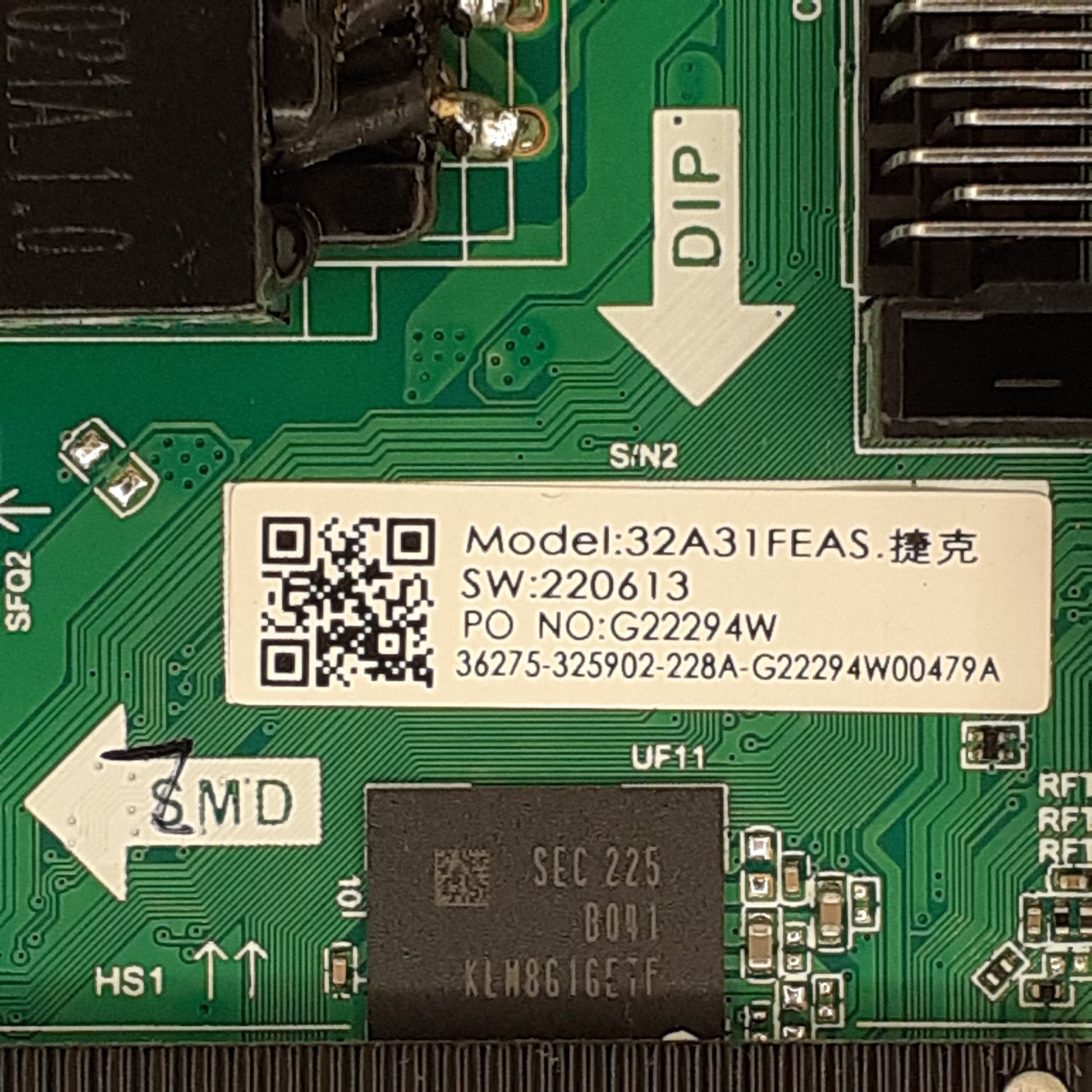CARTE PRINCIPALE 32A31FEAS / TP.MT9216T.PB702 pour Télé HISENSE  32A4HA