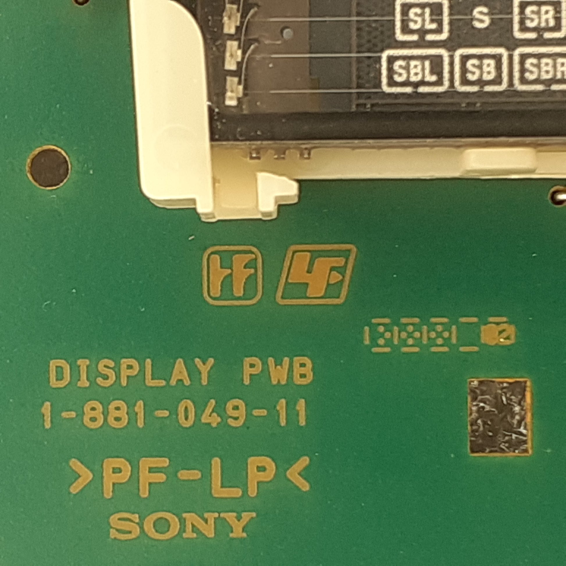 CARTE DE COMMANDE avec écran afficheur 1-881-049-11 pour ampli SONY STR-DH510