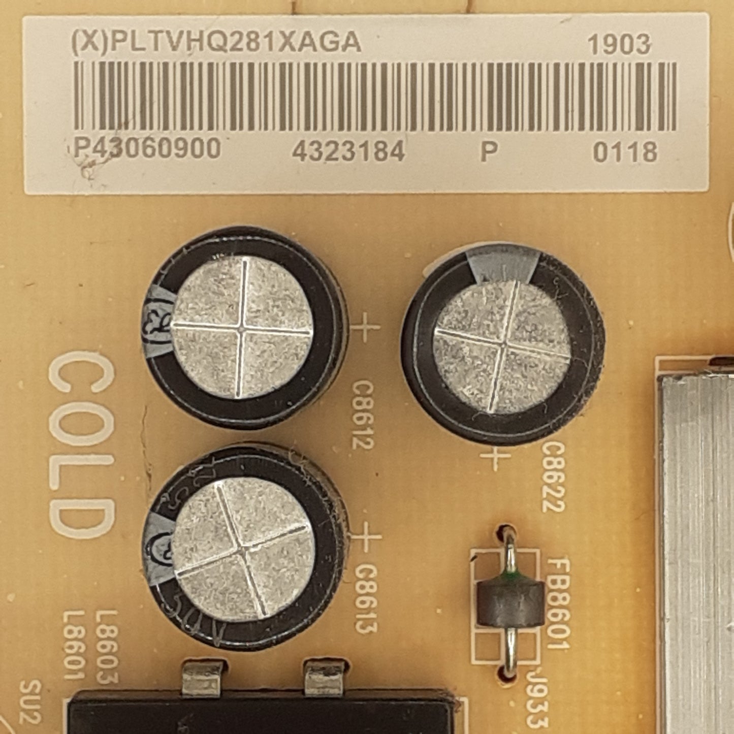 CARTE D'ALIMENTATION P43060900 (X)PLTVHQ281XAGA pour Télé PHILIPS 43PUS6753/12