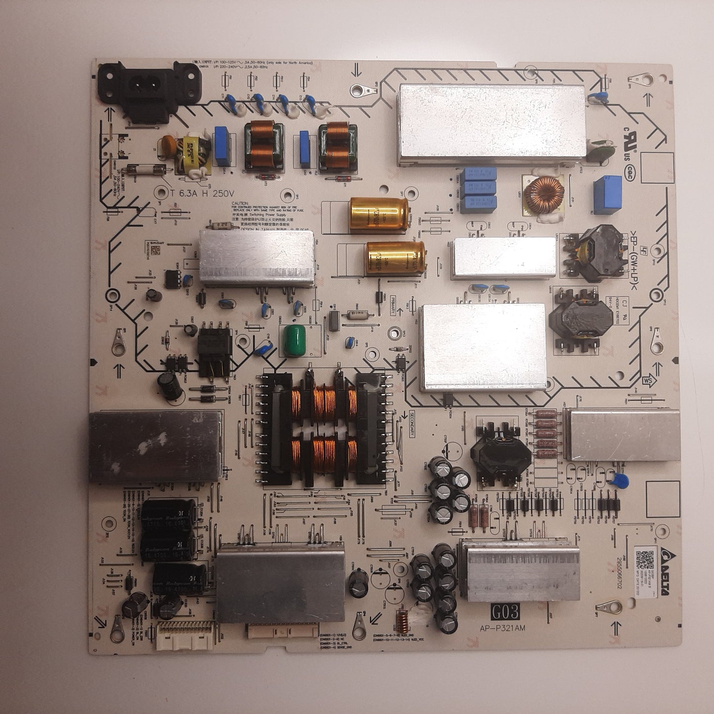 CARTE D'ALIMENTATION DELTA 100613322 pour Télé SONY  KD-75XH9096