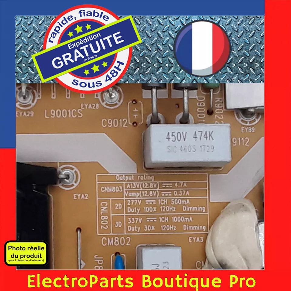 Carte d'alimentation BN44-00807H  pour télé SAMSUNG UE49MU6205K