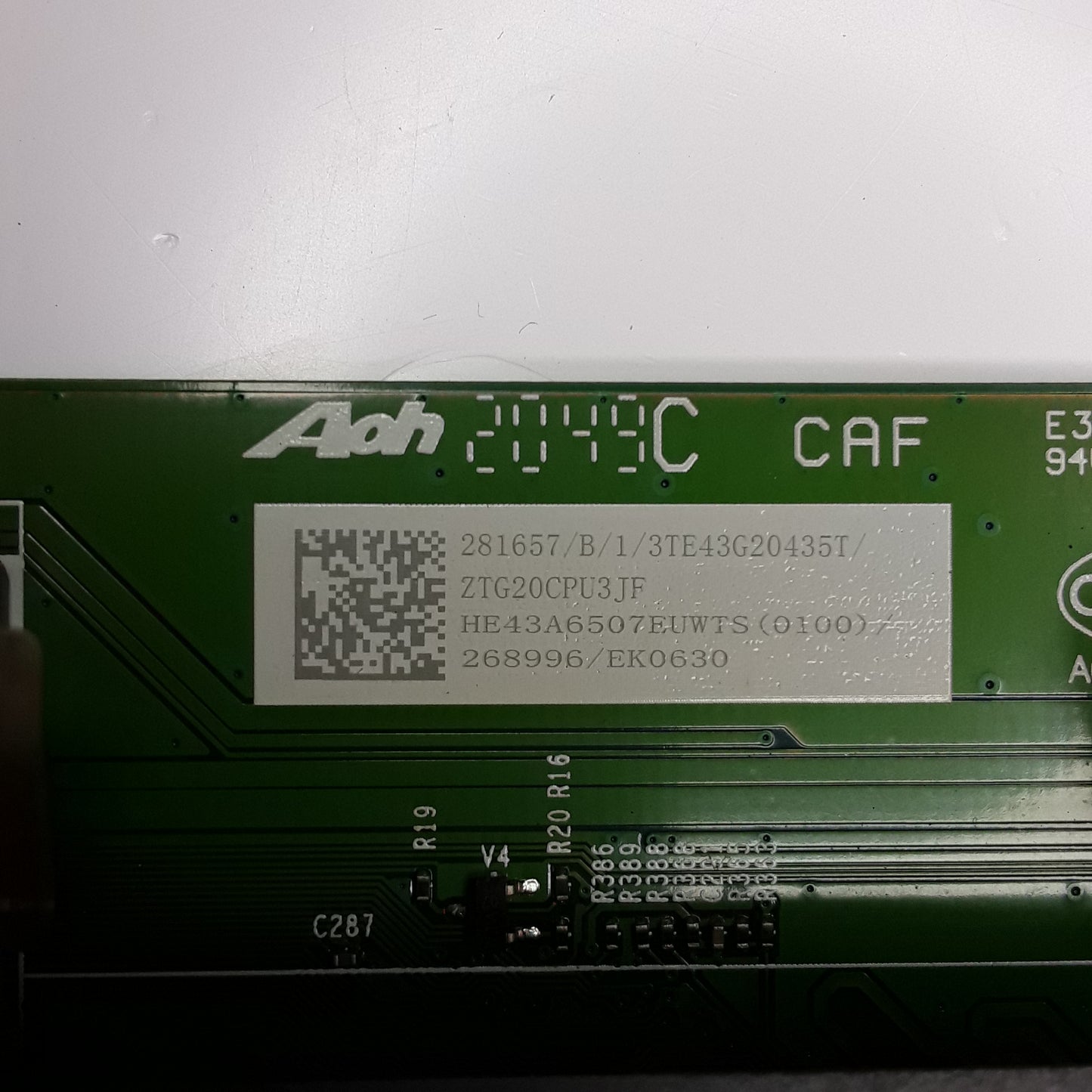 CARTE PRINCIPALE HE43A6507EUWTS(0100)/268996/EK0630 pour télé HISENSE  43A7500F