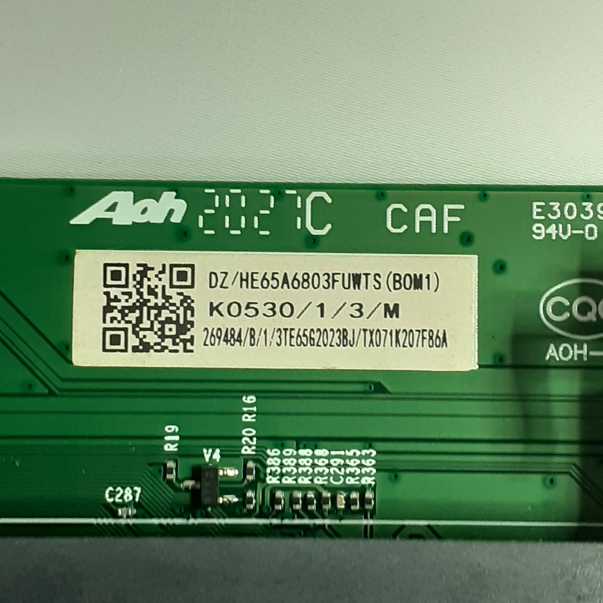 CARTE PRINCIPALE DZ/HE65A6803FUWTS(B0M1) pour Télé HISENSE  65A7500F
