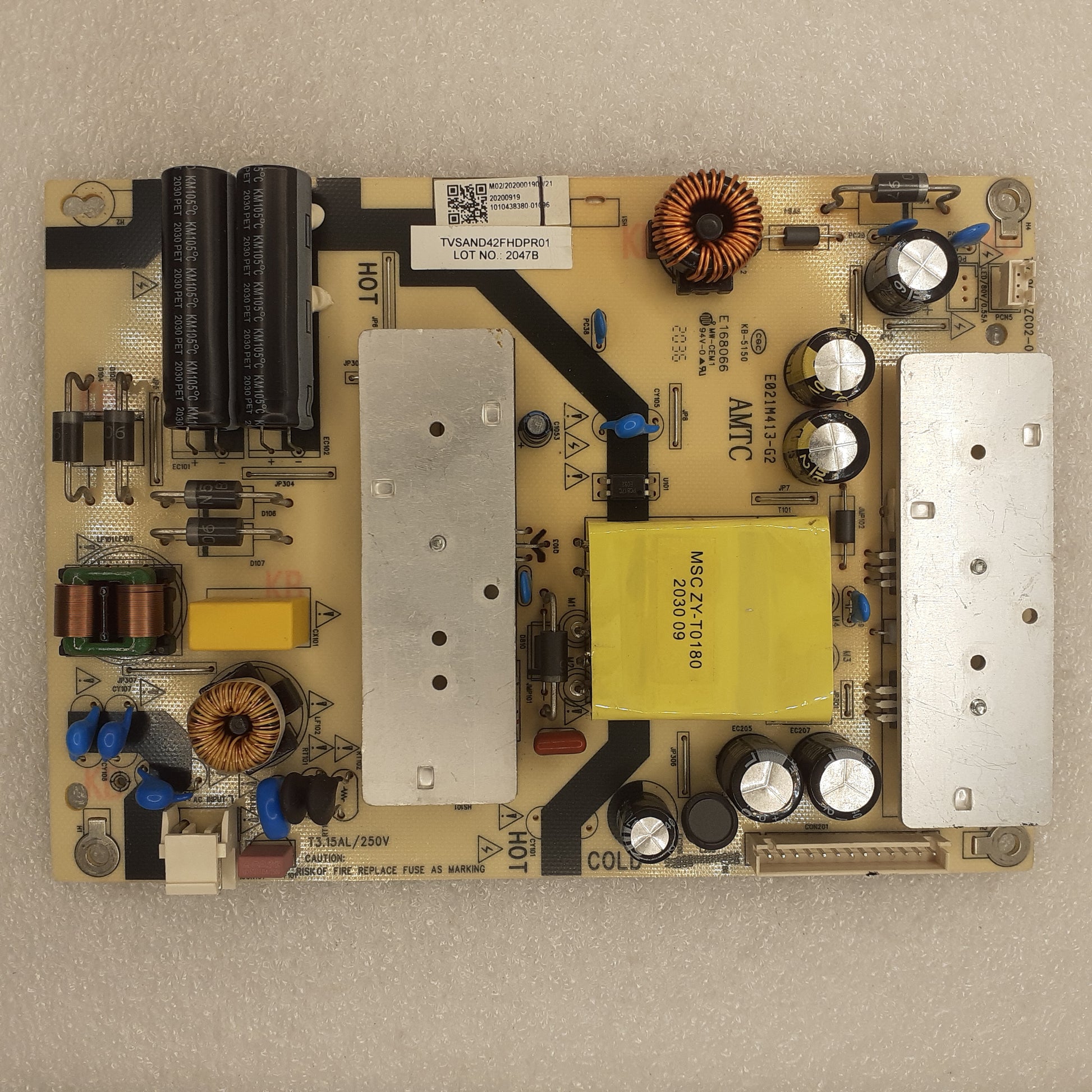 CARTE D'ALIMENTATION E021M413-G2 pour Télé POLAROID TVSAND42FHDPR01