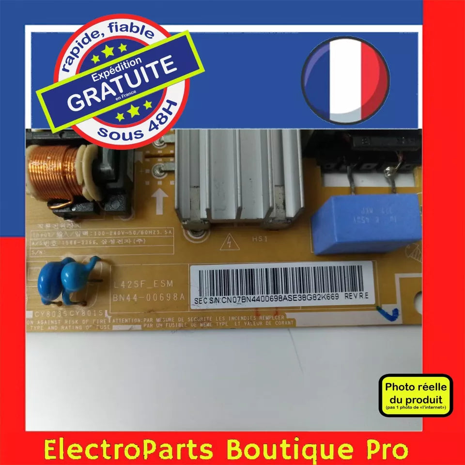 Carte d'alimentation BN44-00698A pour télé SAMSUNG  UE40J5100