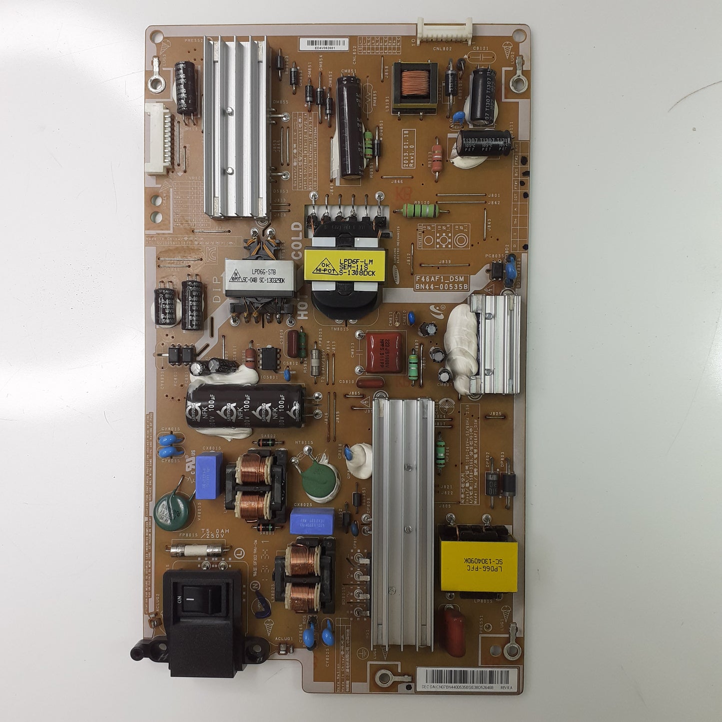CARTE D'ALIMENTATION BN44-00535B pour moniteur SAMSUNG  LH40MEC