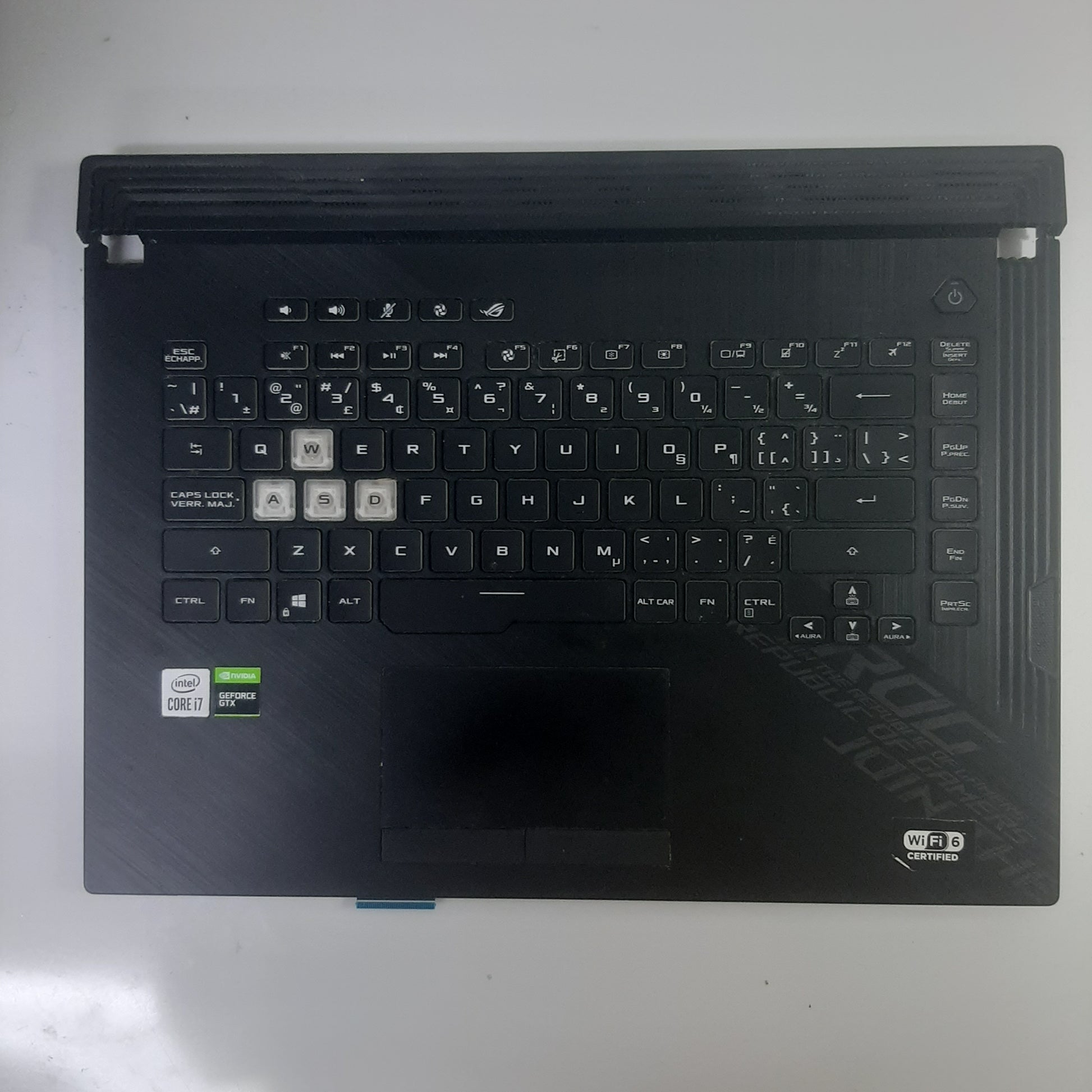 CLAVIER TOP CASE  pour PC portable ASUS G512LI