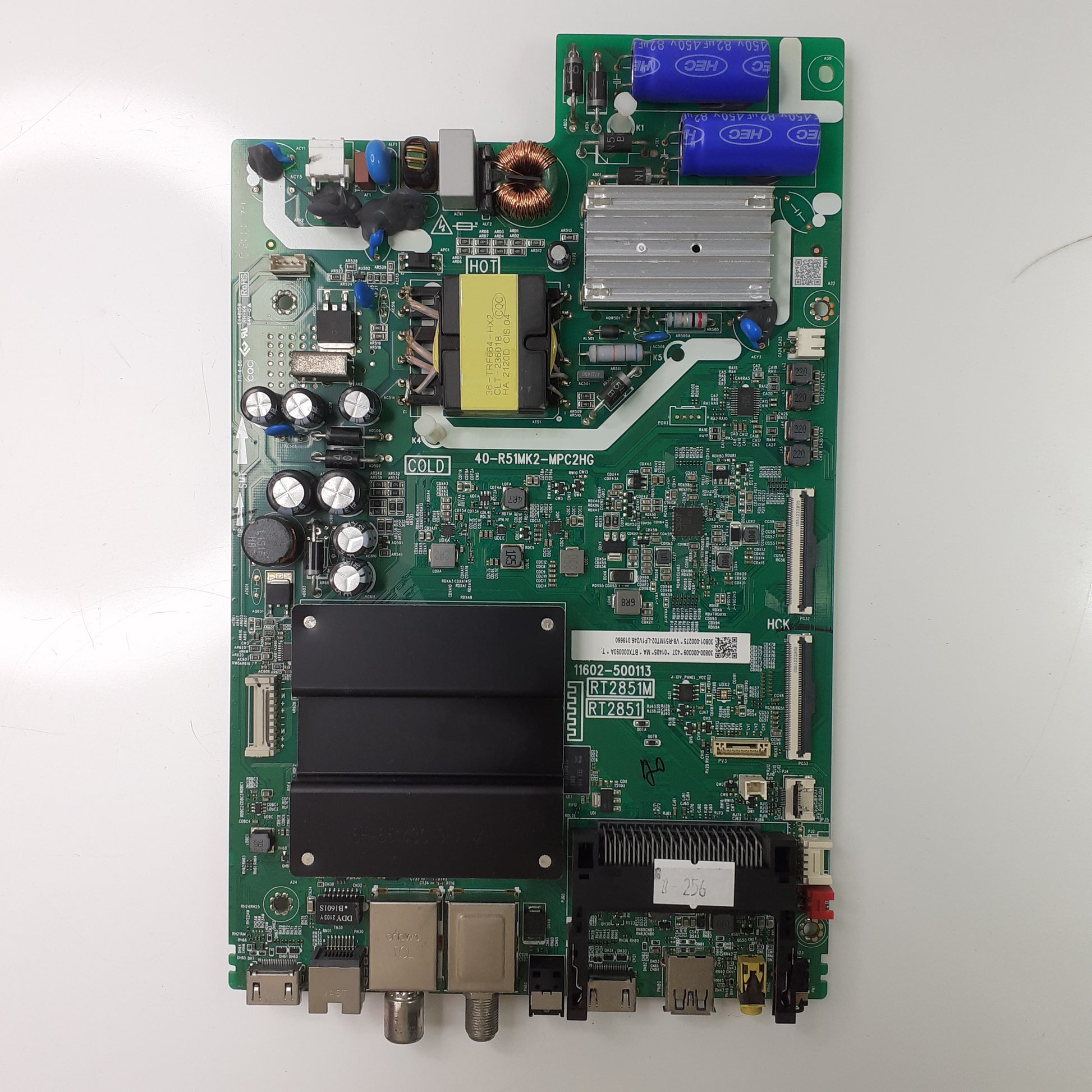 Carte principale combinée 40-R51MK2-MPC2HG / 30800-000309 pour Télé TCL  43P725