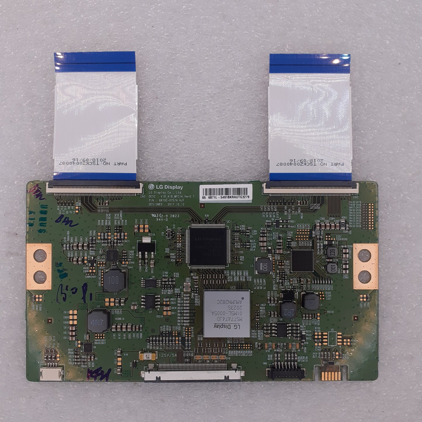 CARTE T-CON LG 6870c-0757A pour Télé PANASONIC  TX-65FX700E