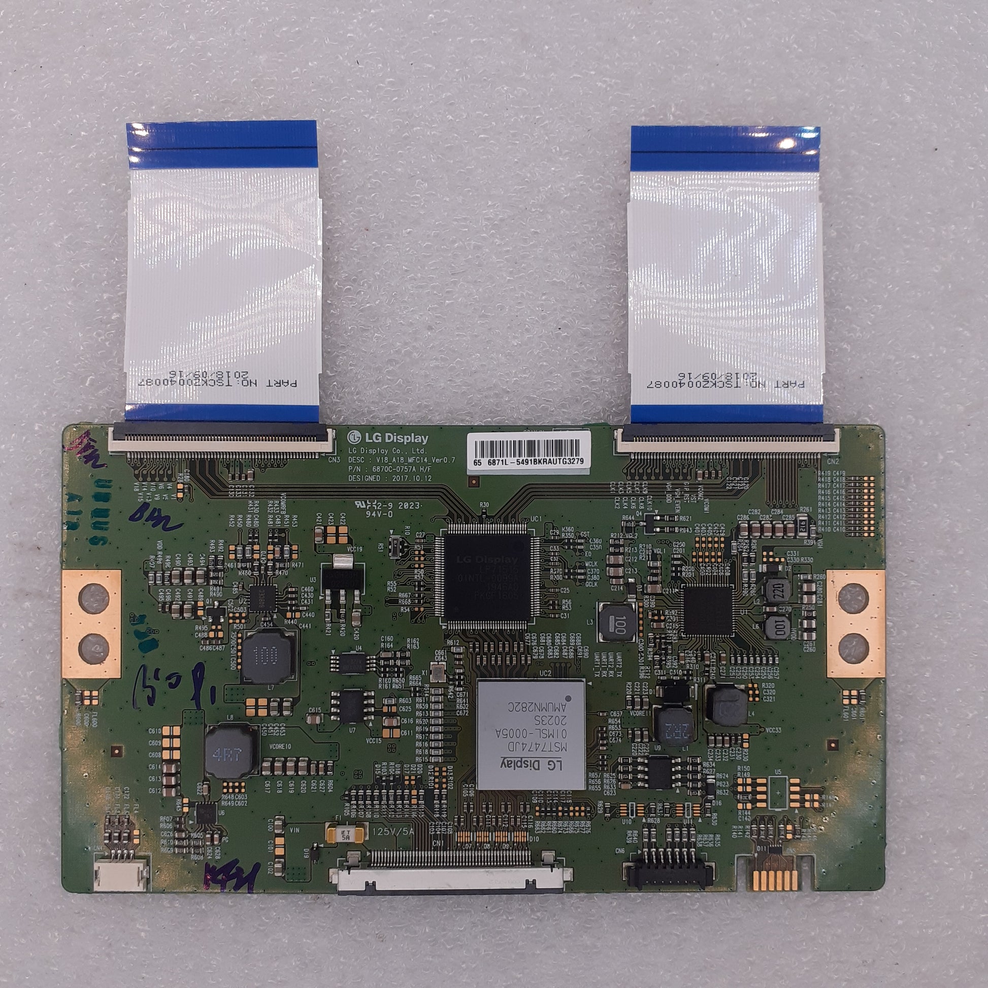 CARTE T-CON LG 6870c-0757A pour Télé PANASONIC  TX-65FX700E