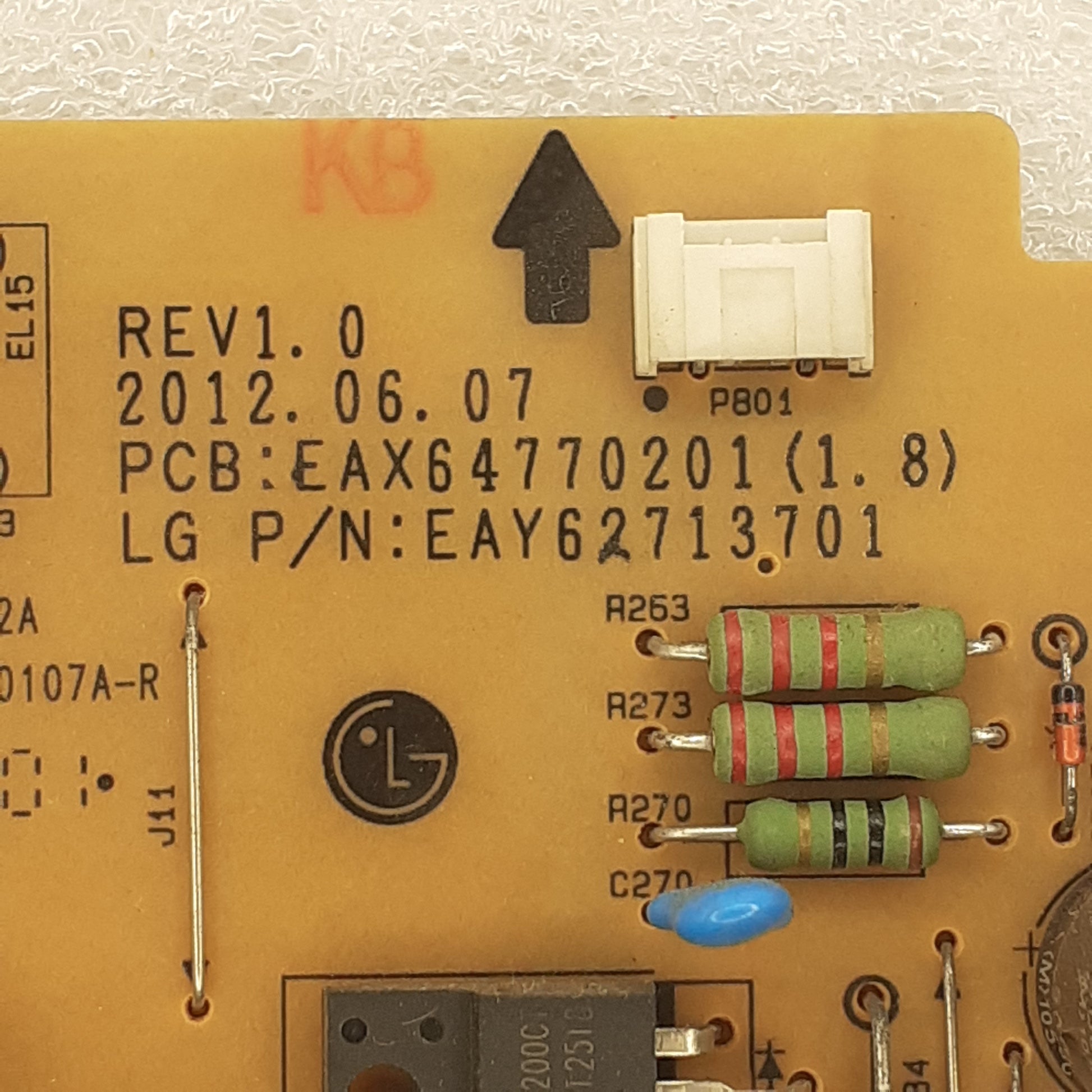 CARTE D'ALIMENTATION EAY62713701 pour Télé LG 42LM3450