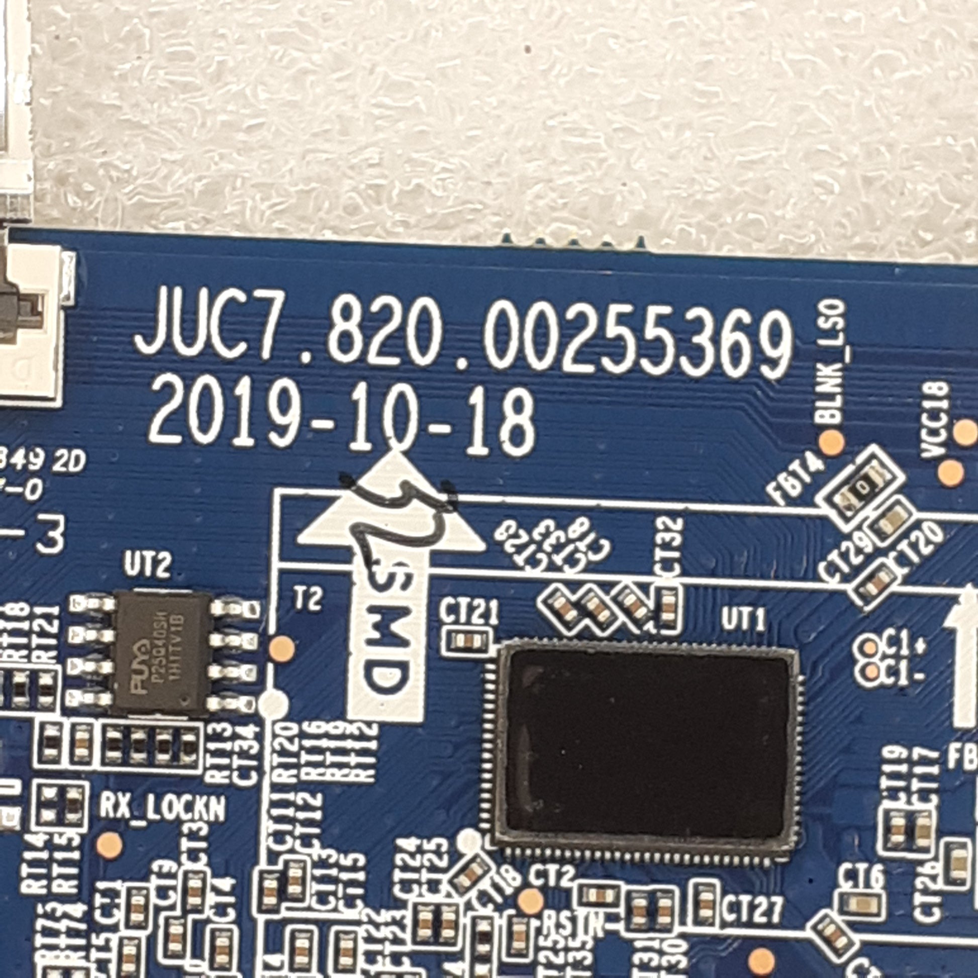 CARTE T-CON JUC7.820.00255369 pour Télé CHIQ  UCC43G6F