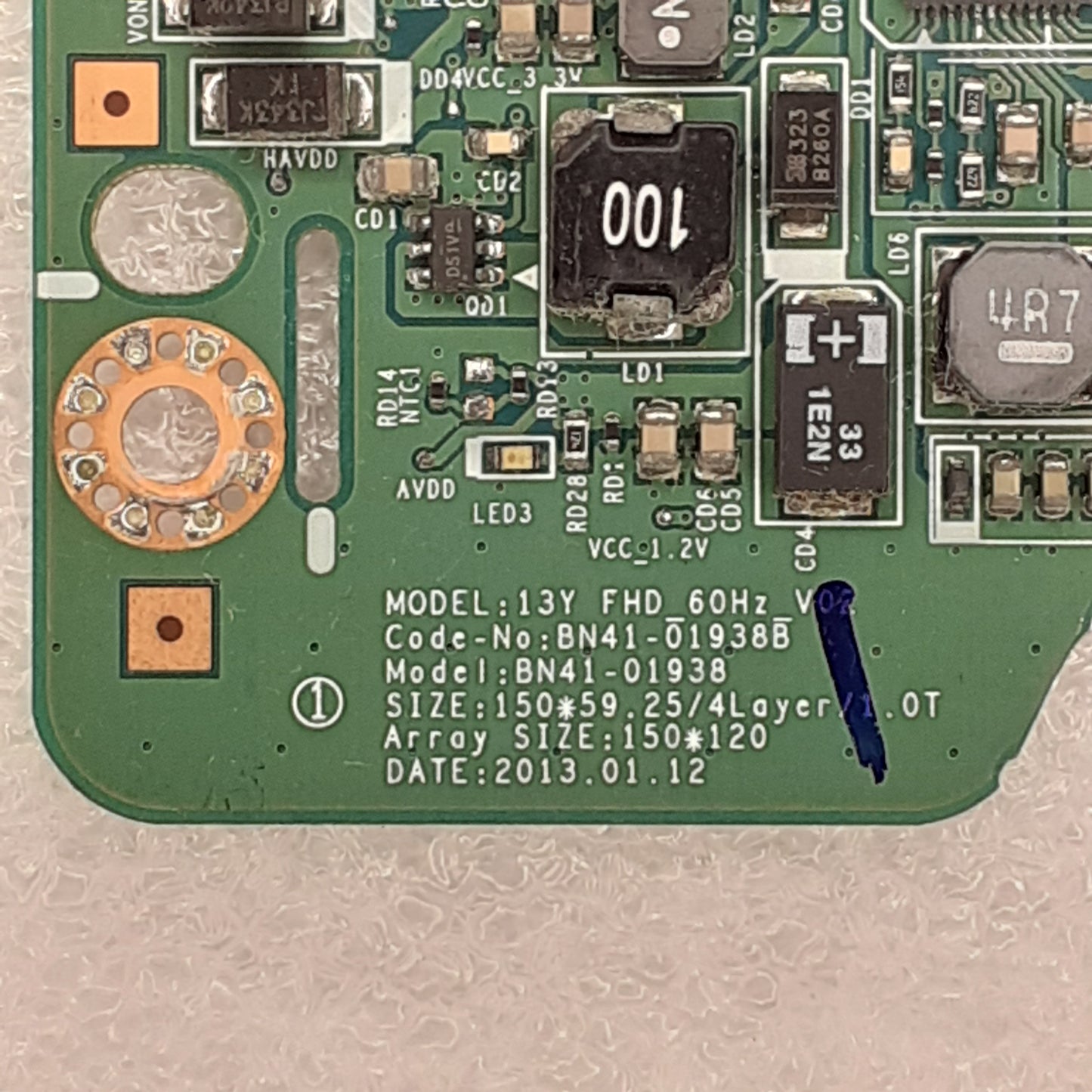 CARTE T-CON 13Y LSF460HN02 BN41-01938 pour Télé SAMSUNG  UE46F5000AW