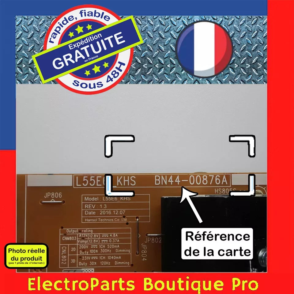 Carte d'alimentation BN44-00876A pour télé SAMSUNG  HG55EE890UB