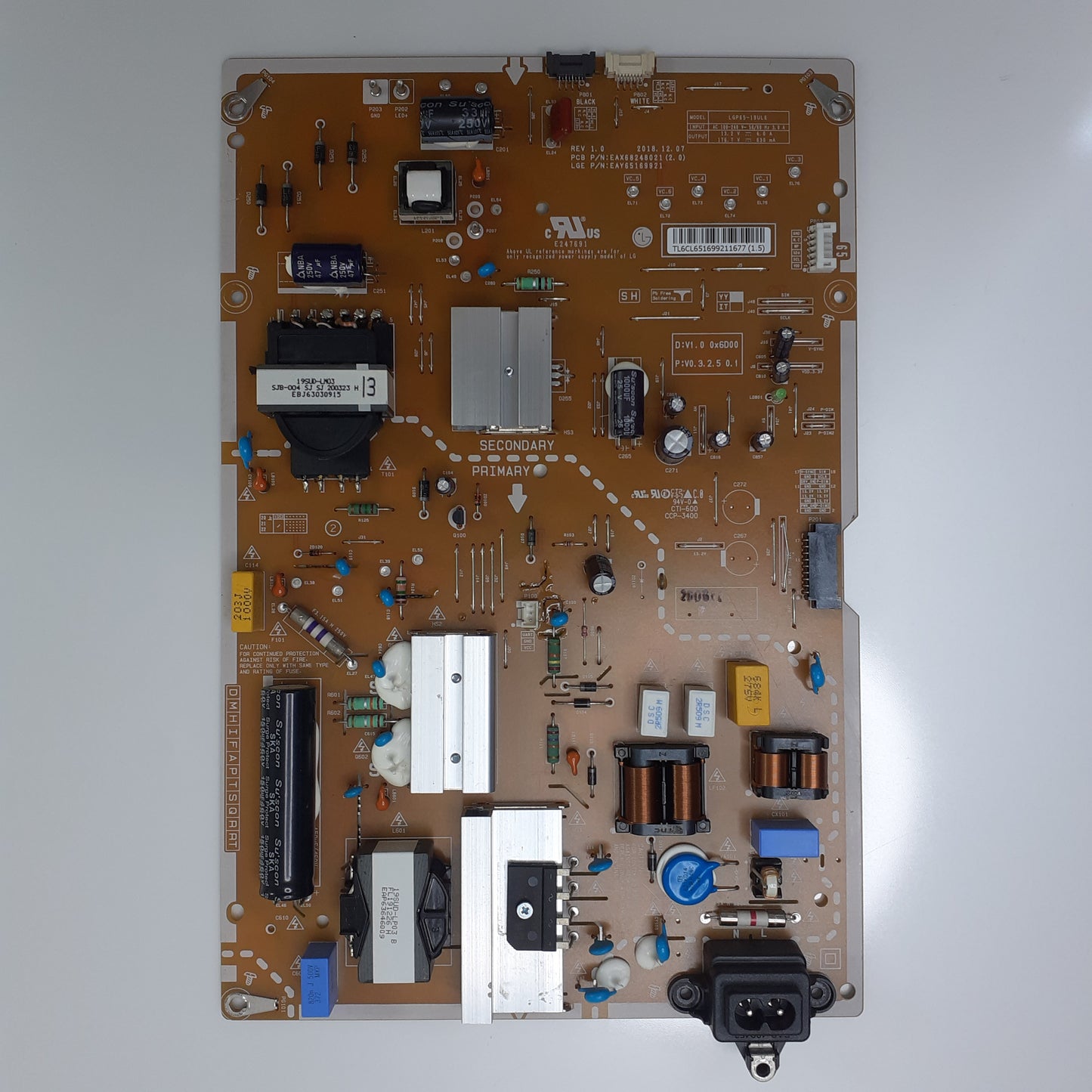CARTE D'ALIMENTATION EAY65169921 pour Télé LG  65NANO866NA