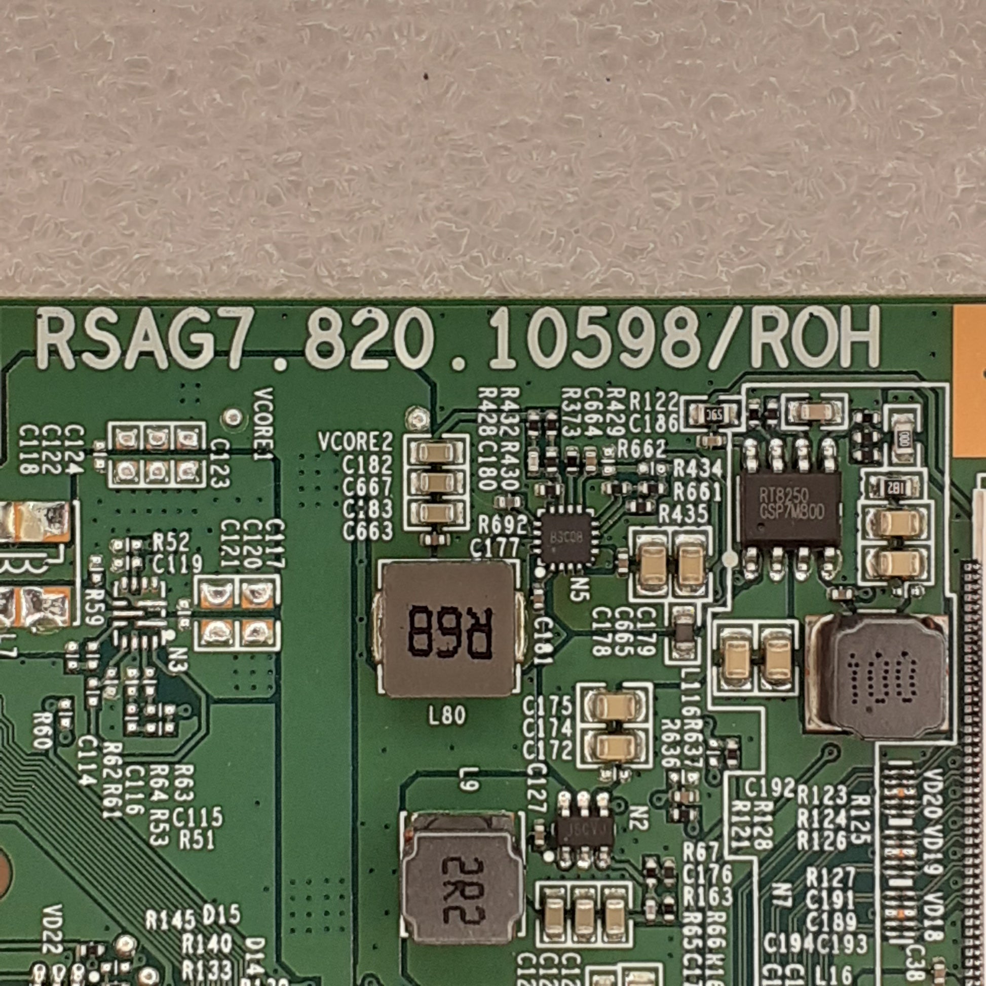 Carte T-CON RSAG7.820.10598/ROH pour Télé HISENSE  55U8GQ