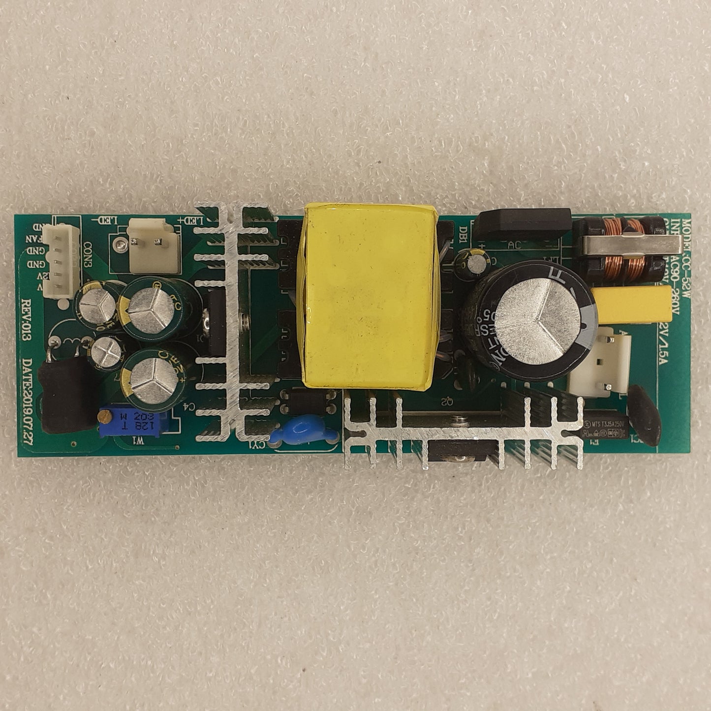 CARTE D'ALIMENTATION CC-52W pour Vidéoprojecteur Dr.Q. HI-04