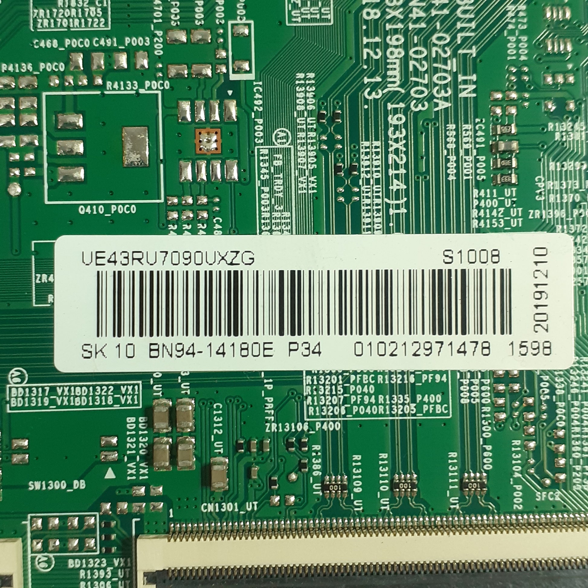 CARTE PRINCIPALE BN94-14180E pour Télé SAMSUNG  UE43RU7175U
