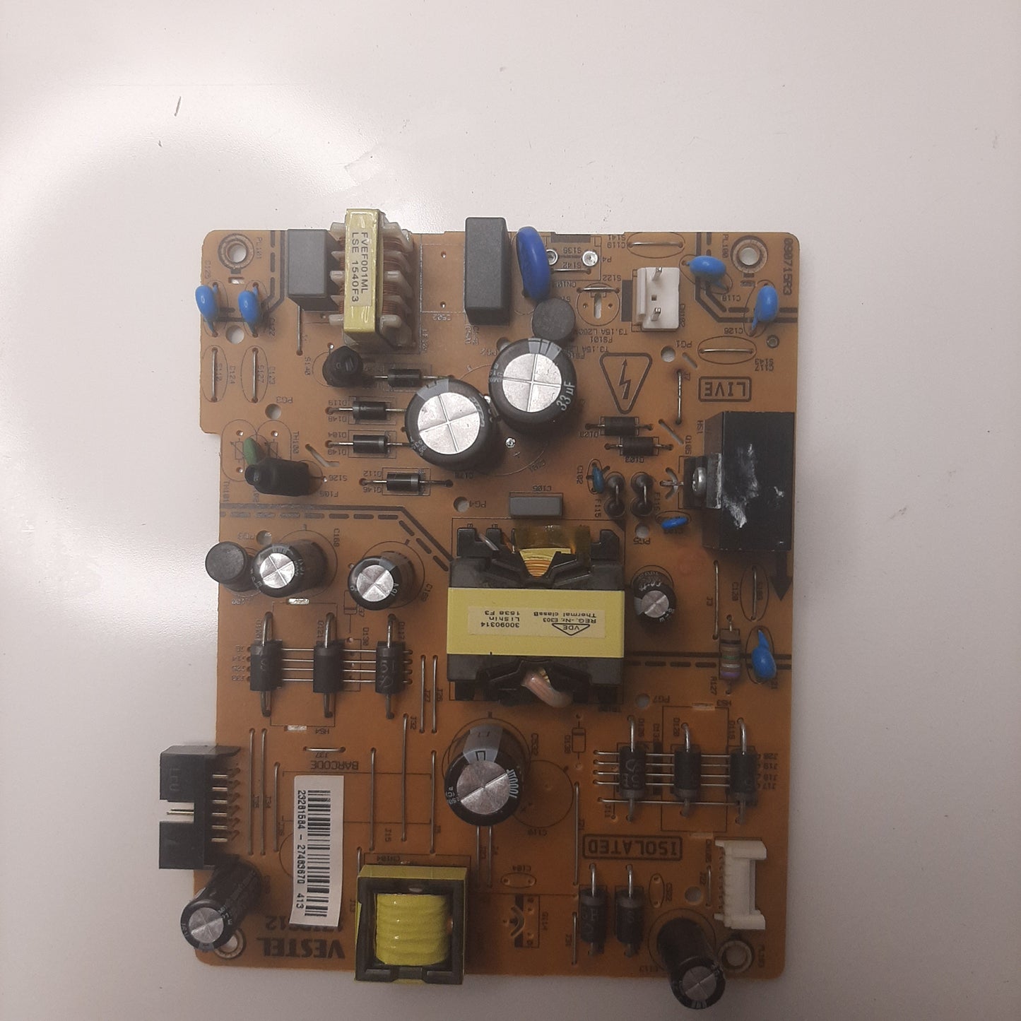 CARTE D'ALIMENTATION VESTEL 23261584 pour Télé HITACHI 43HBT42 A