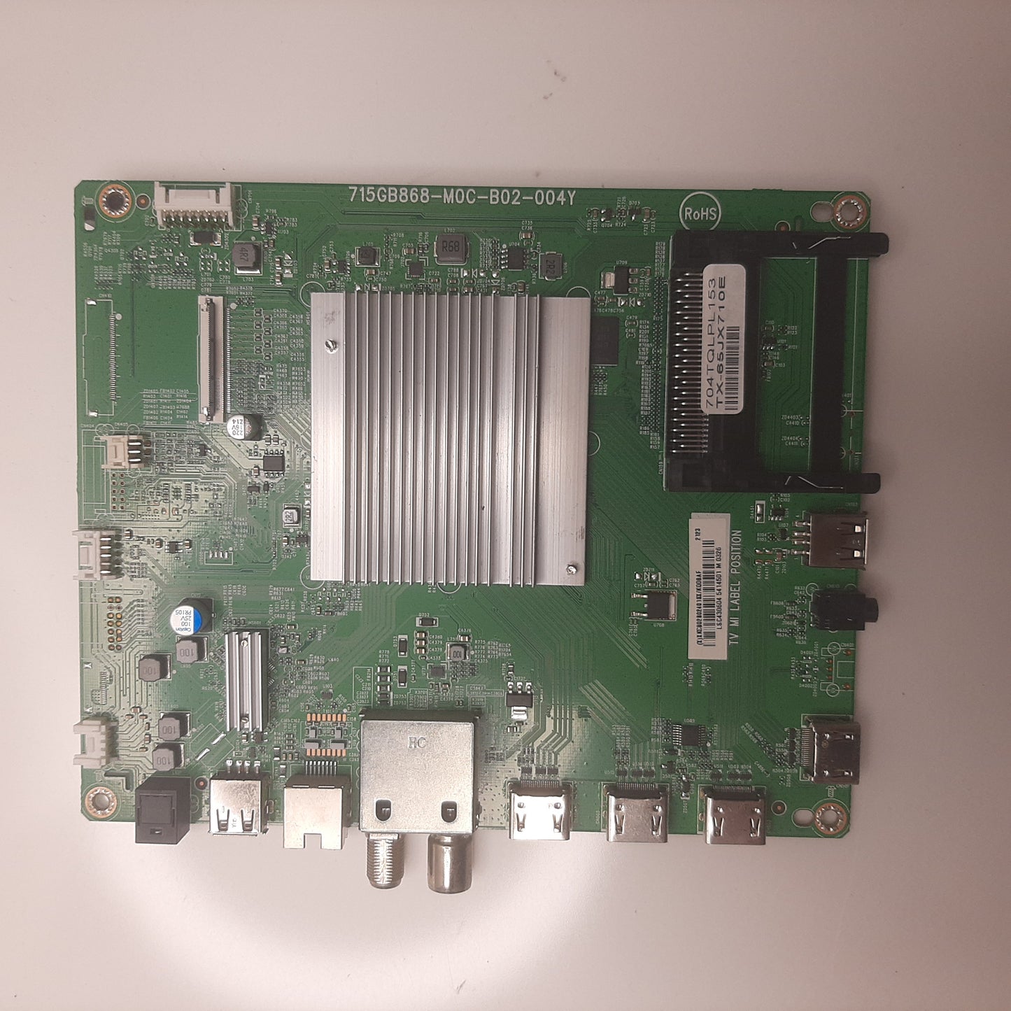 CARTE PRINCIPALE TPV 704TQLPL153 pour Télé PANASONIC  TX-65JX710E