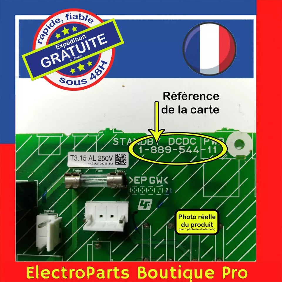 Carte d'alimentation 1-889-544-11 pour hifi SONY STR-DH750