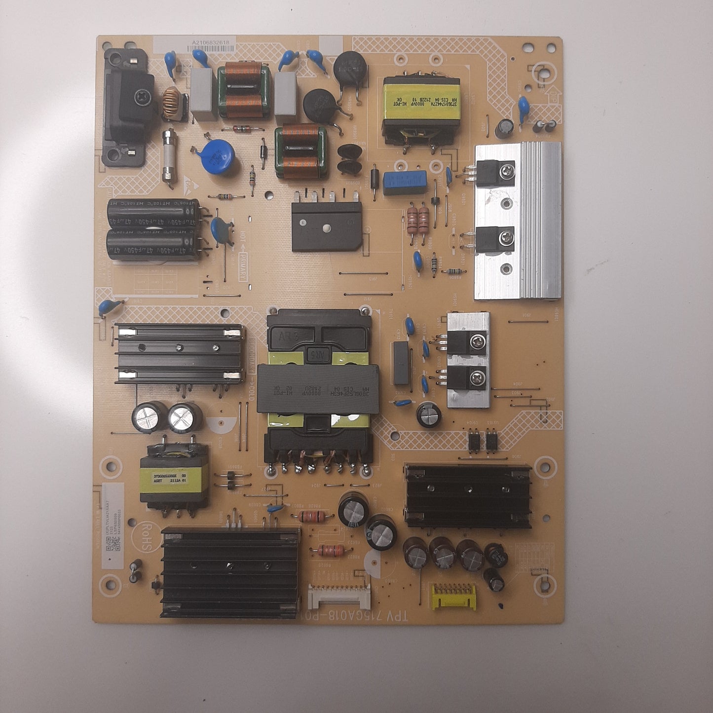 CARTE D'ALIMENTATION TPV X)PLTVLIA21XAA7 pour Télé PANASONIC  TX-65JX710E