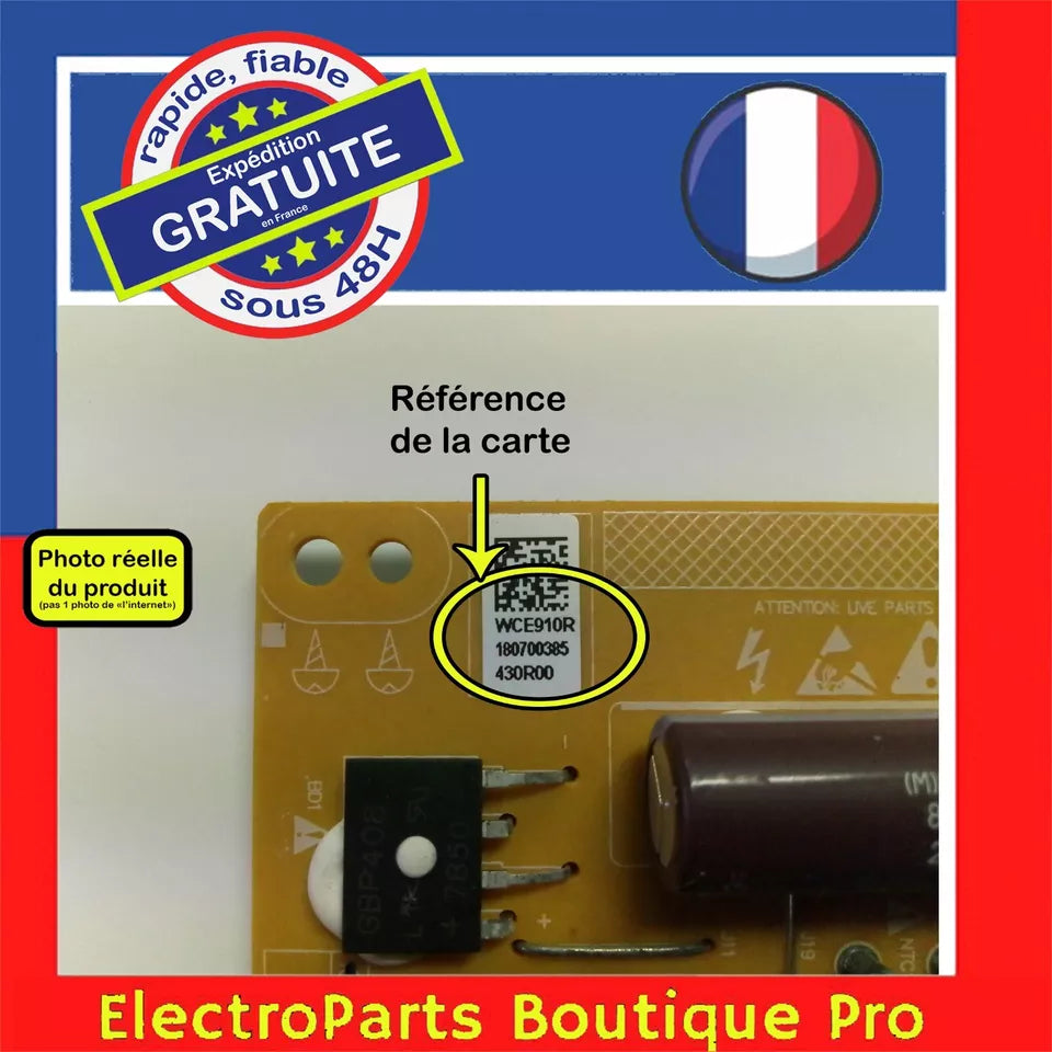 Carte d'alimentation DELTA AP-P96AM WCE910R pour télé GRUNDIG 49"