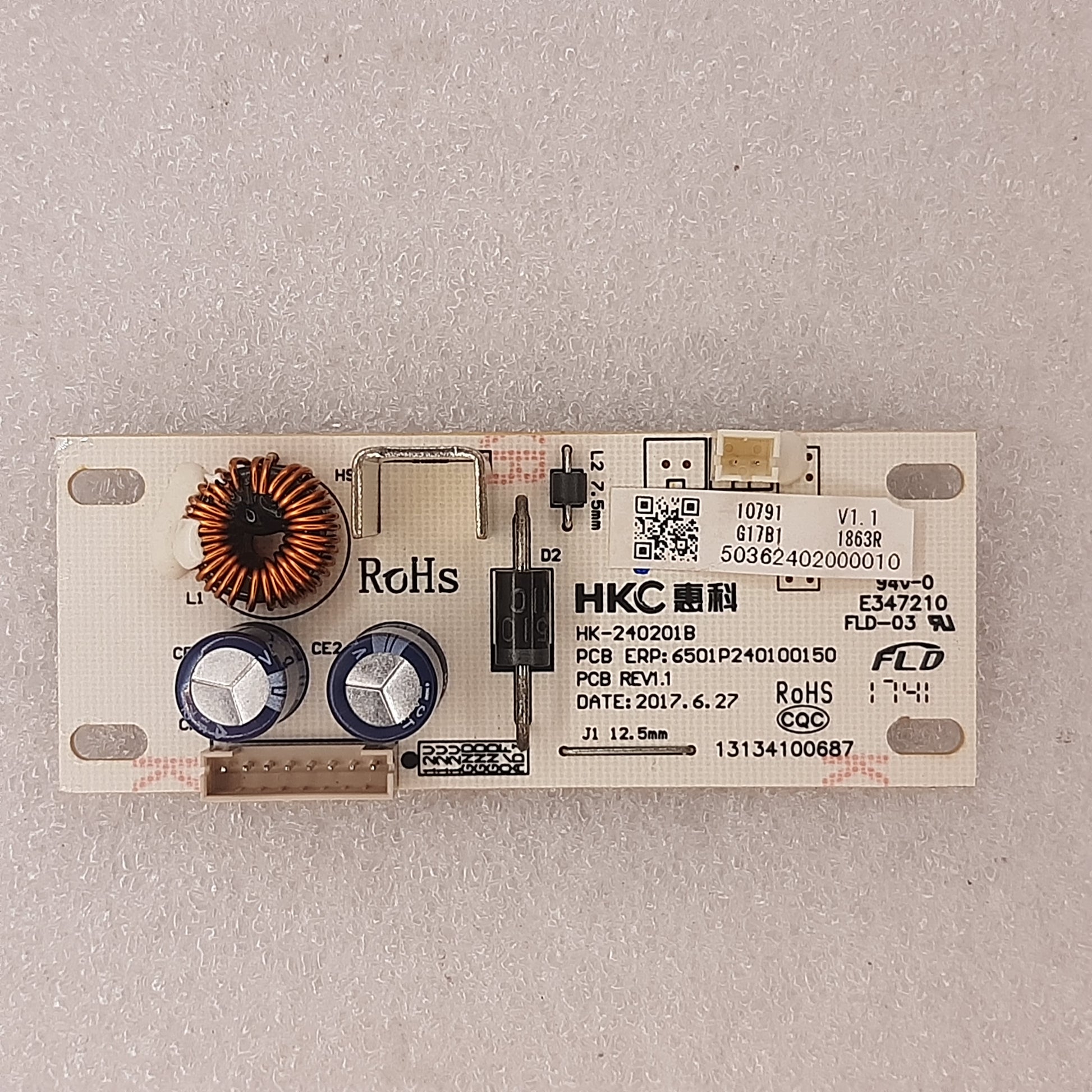 CARTE D'ALIMENTATION HK-240201B pour moniteur MSI OPTIX MAG24C