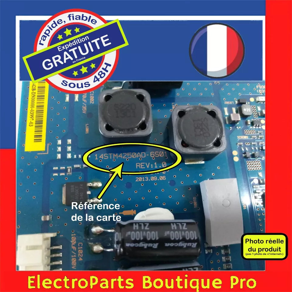 Carte d'alimentation SONY 14STM4250AD-6S01 REV:1.0 pour télé SONY KDL-50W829B