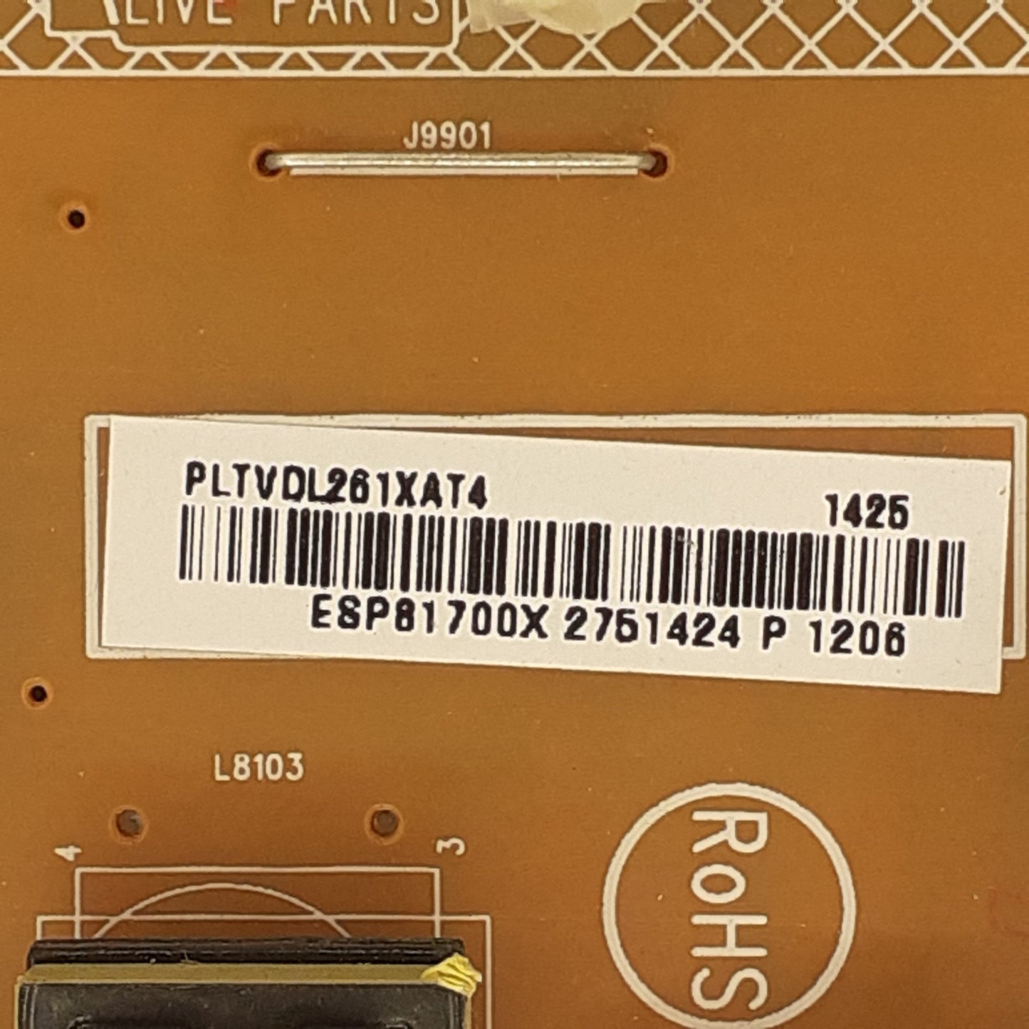 CARTE D'ALIMENTATION PLTVDL261XAT4 / 715G6197-P01-003-002H pour Télé PHILIPS 32PHH4309