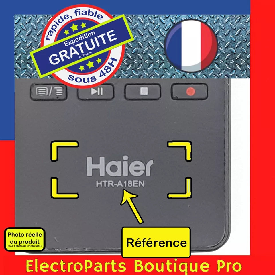 Télécommande  HTR-A18EN  pour télé HAIER LE55Q6500U