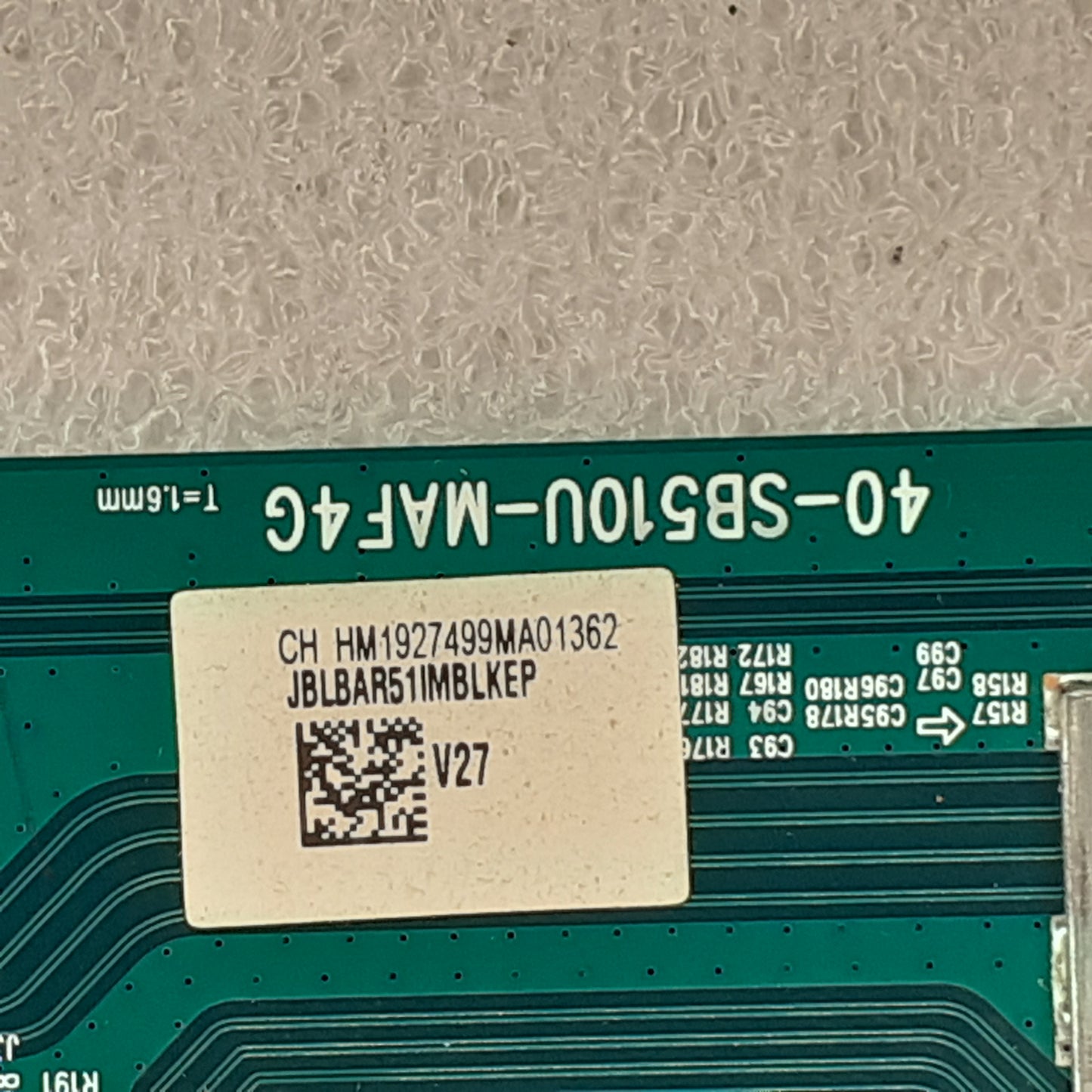 CARTE PRINCIPALE JBLBAR51IMBLKEP V27 / 40-SB510U-MAF4G pour barre de son JBL JBL BAR 5.1 6132A-BAR51CNTR