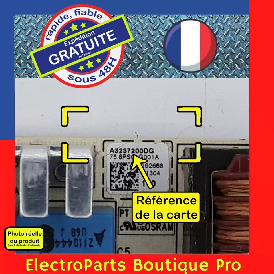 Carte ballast A3237200DG pour Vidéoprojecteur ACER  H7P1141