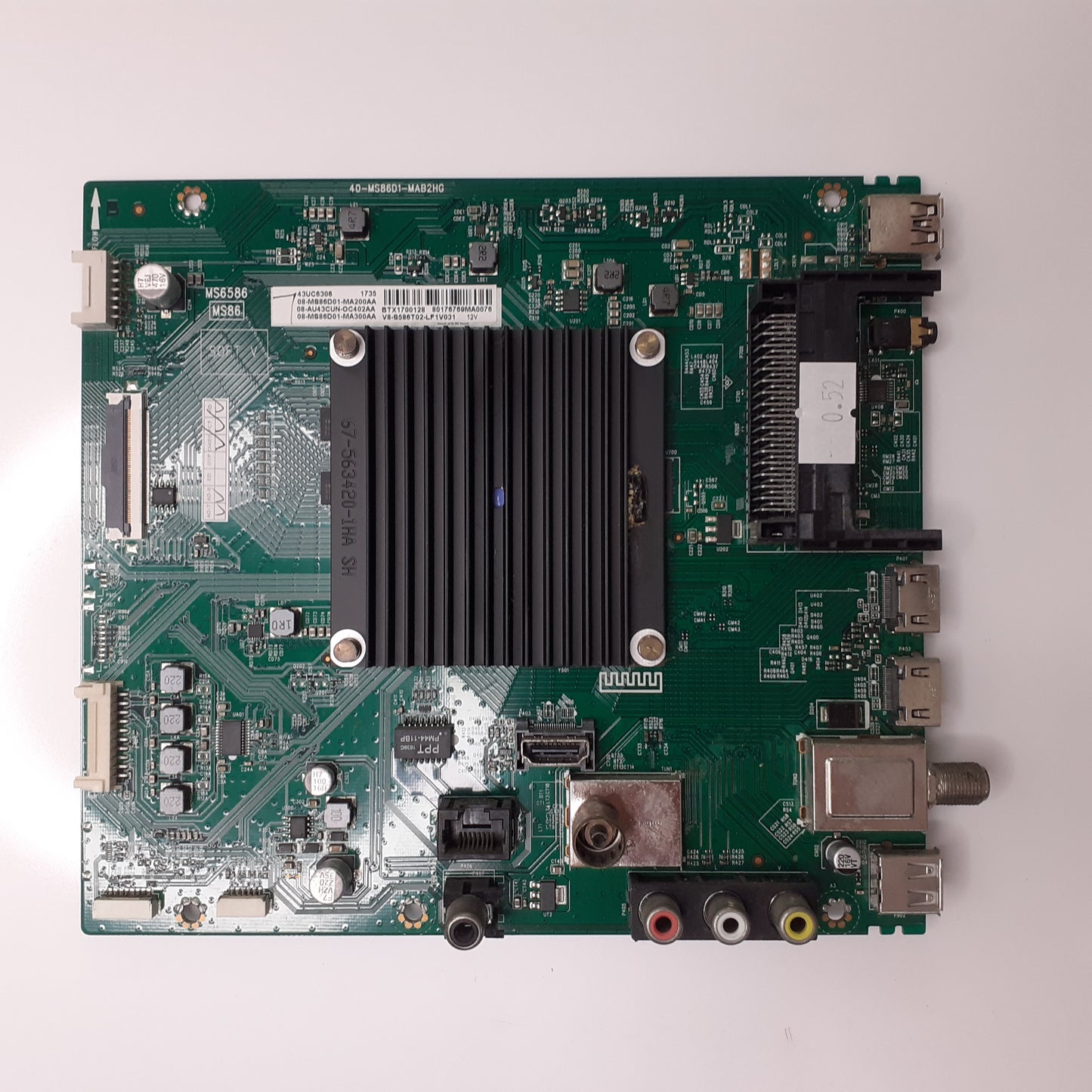 CARTE PRINCIPALE 08-MS86D01-OC402AA pour Télé THOMSON  43UC6306