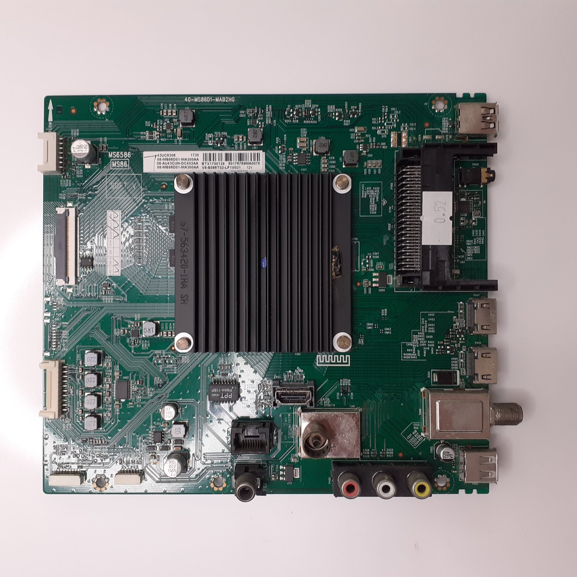 CARTE PRINCIPALE 08-MS86D01-OC402AA pour Télé THOMSON  43UC6306
