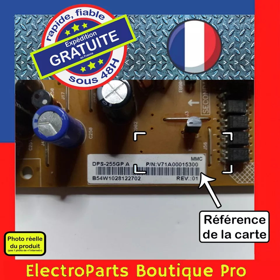 Carte d'alimentation DELTA V17A00015300 REV:01 pour télé TOSHIBA  55UX600U