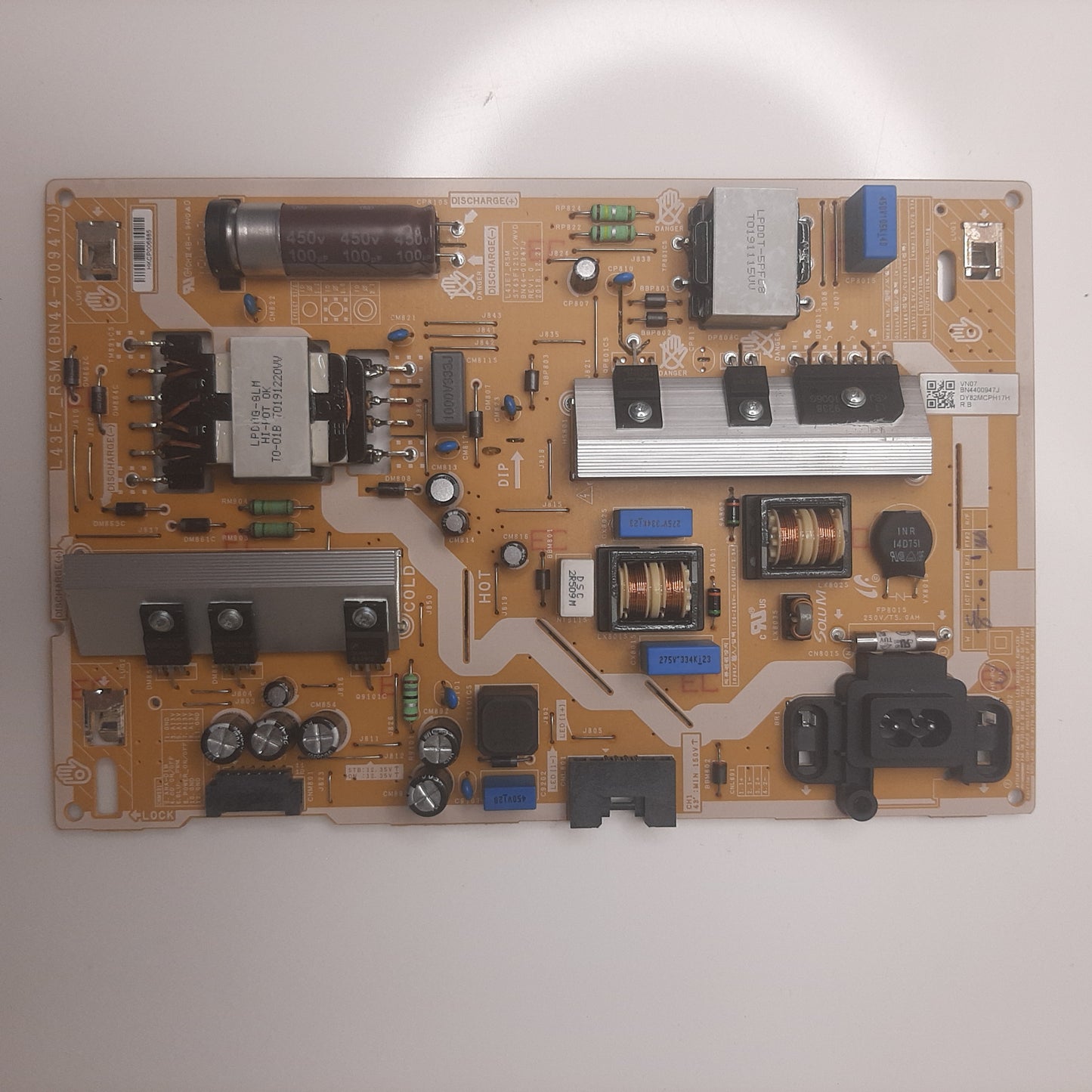 CARTE D'ALIMENTATION L43E7_RSM BN44-00947J pour Télé SAMSUNG UE43RU7025K