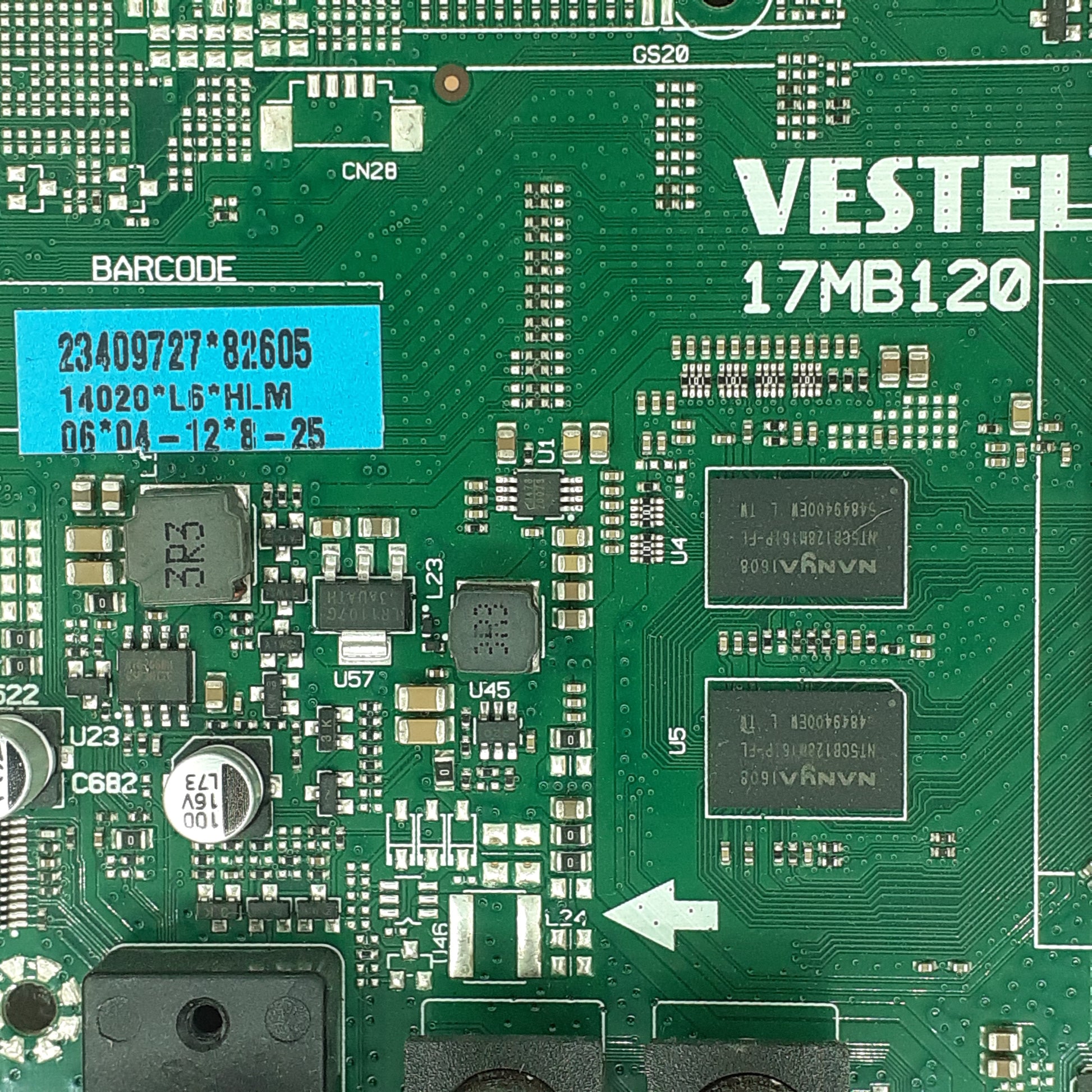 CARTE PRINCIPALE VESTEL 23409727 pour télé HAIER LDF55V150