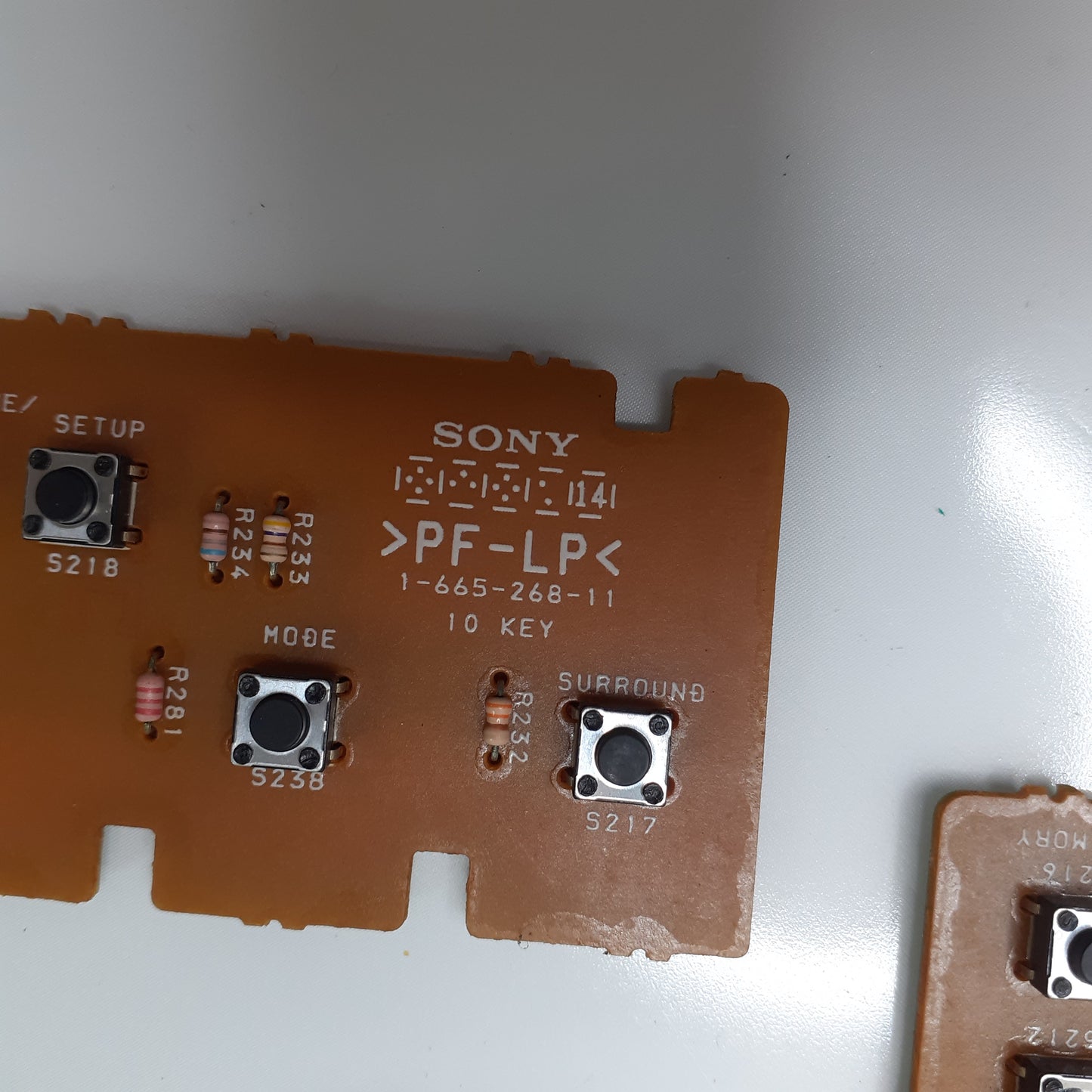 CARTE DE COMMANDE 1-665-268-11 & 1-665-267-11 pour ampli SONY STR-DE315