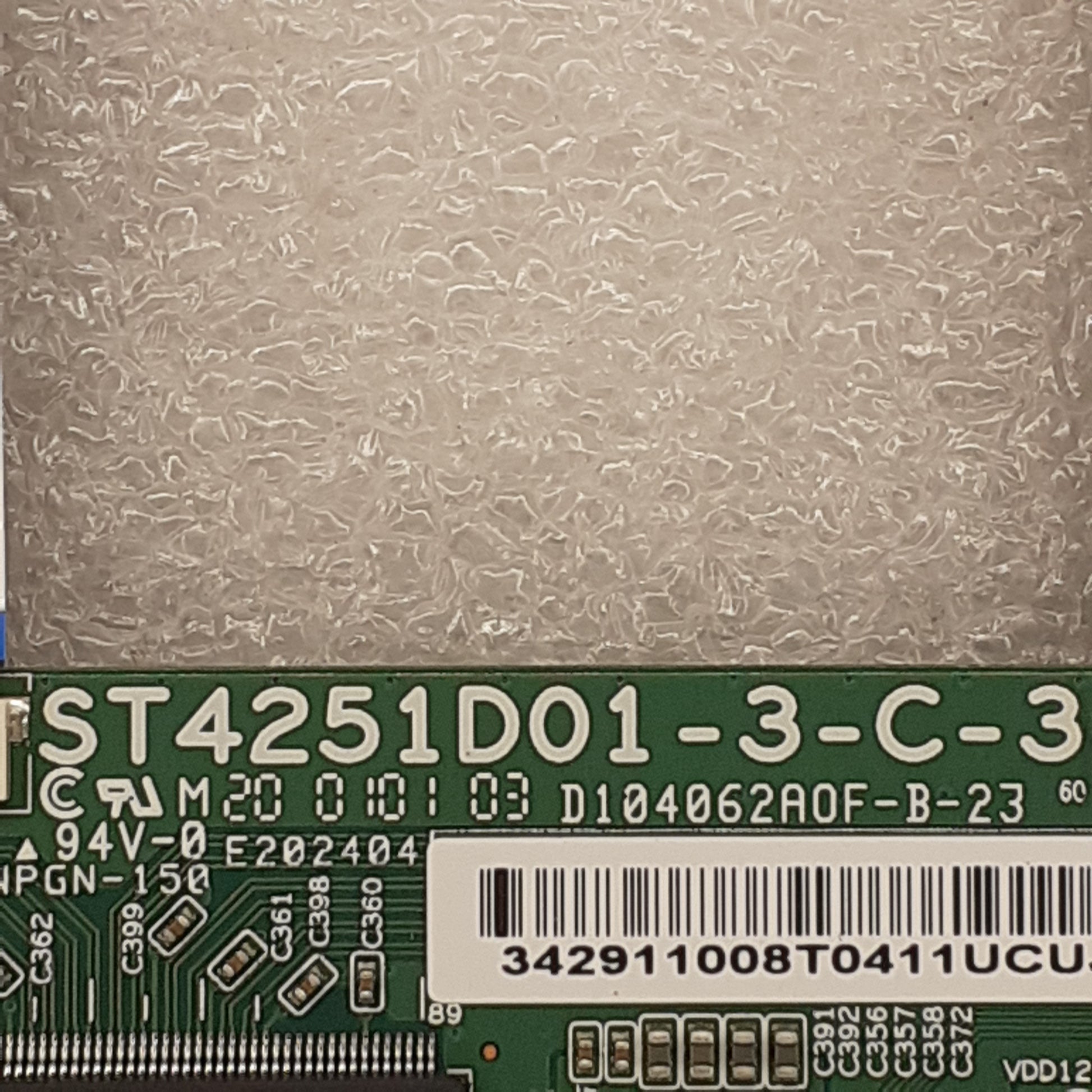 CARTE T-CON ST4251D01-3-C-3 pour Télé SCHNEIDER  LED43SC300BSA