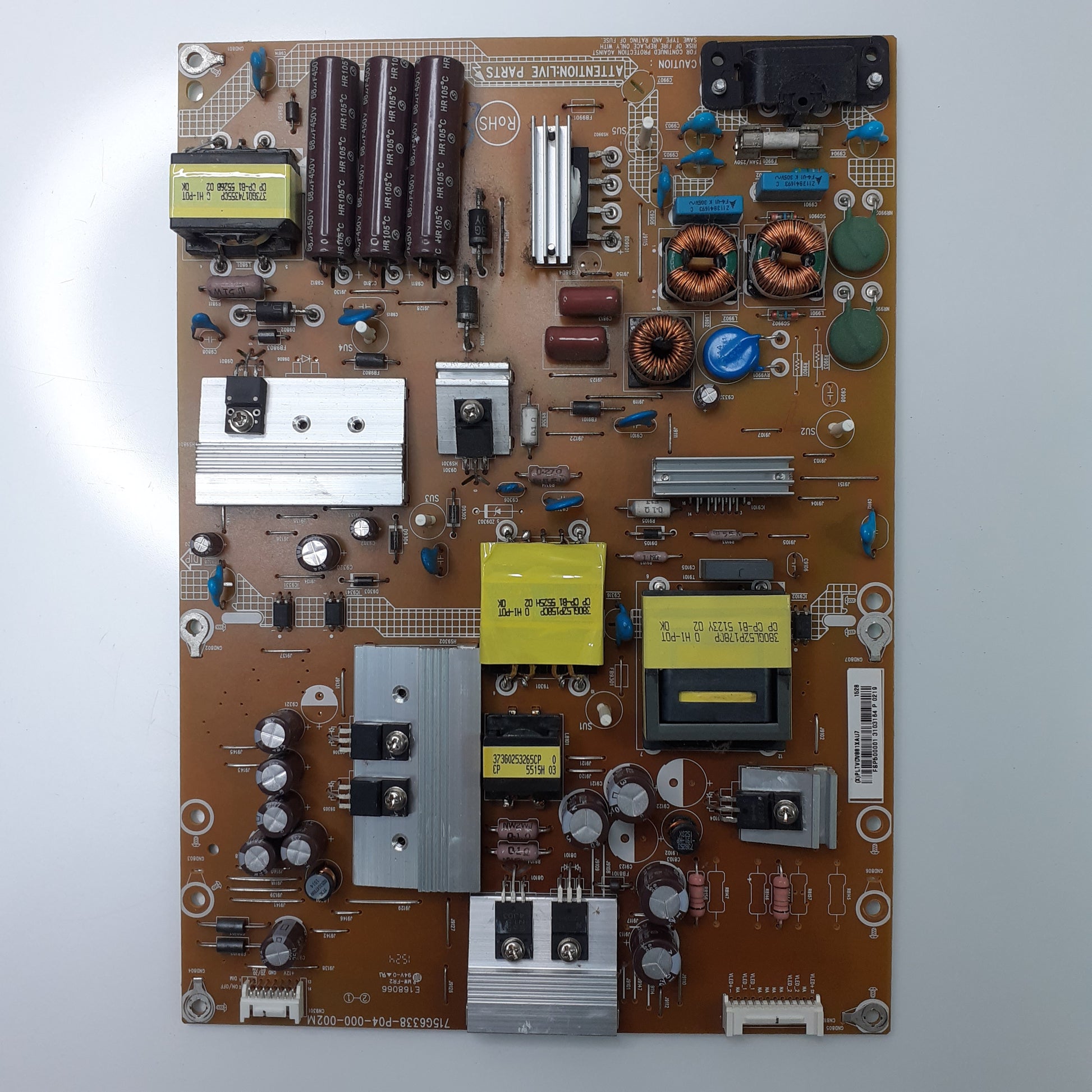 CARTE D'ALIMENTATION (X)PLTVDV881XAU7 pour Télé PHILIPS  50PFH5300/88