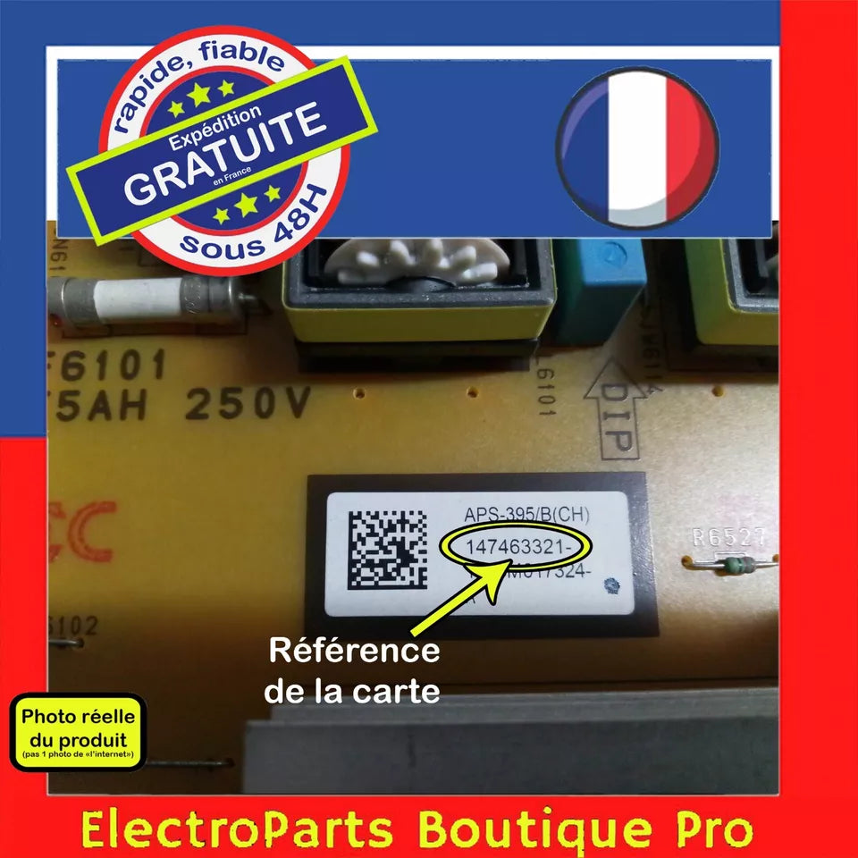 Carte d'alimentation 147463321 pour télé SONY KD-65XD7505