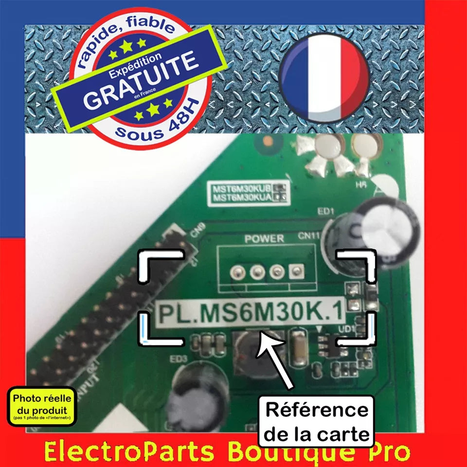 Carte T-CON PL.MSM30K.1 pour télé DUAL DL-52FHD-001