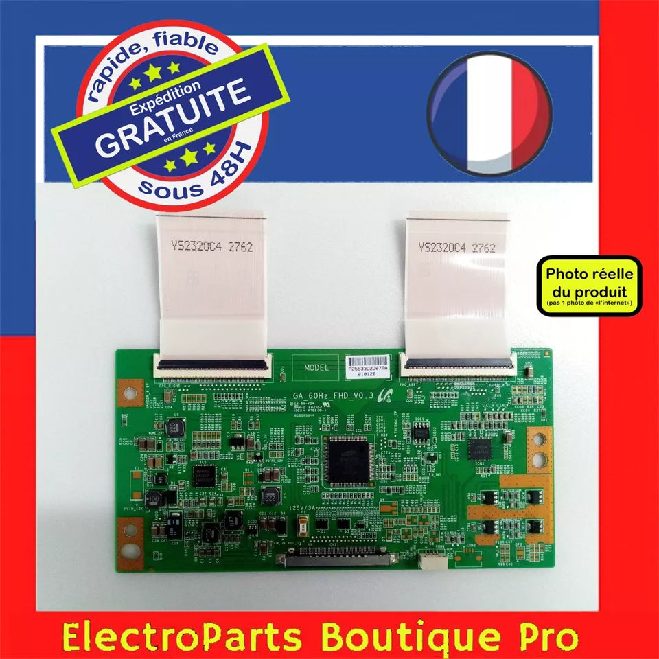 Carte T-CON  GA_60HZ_FHD_V0.3 pour télé TOSHIBA 40HL933G