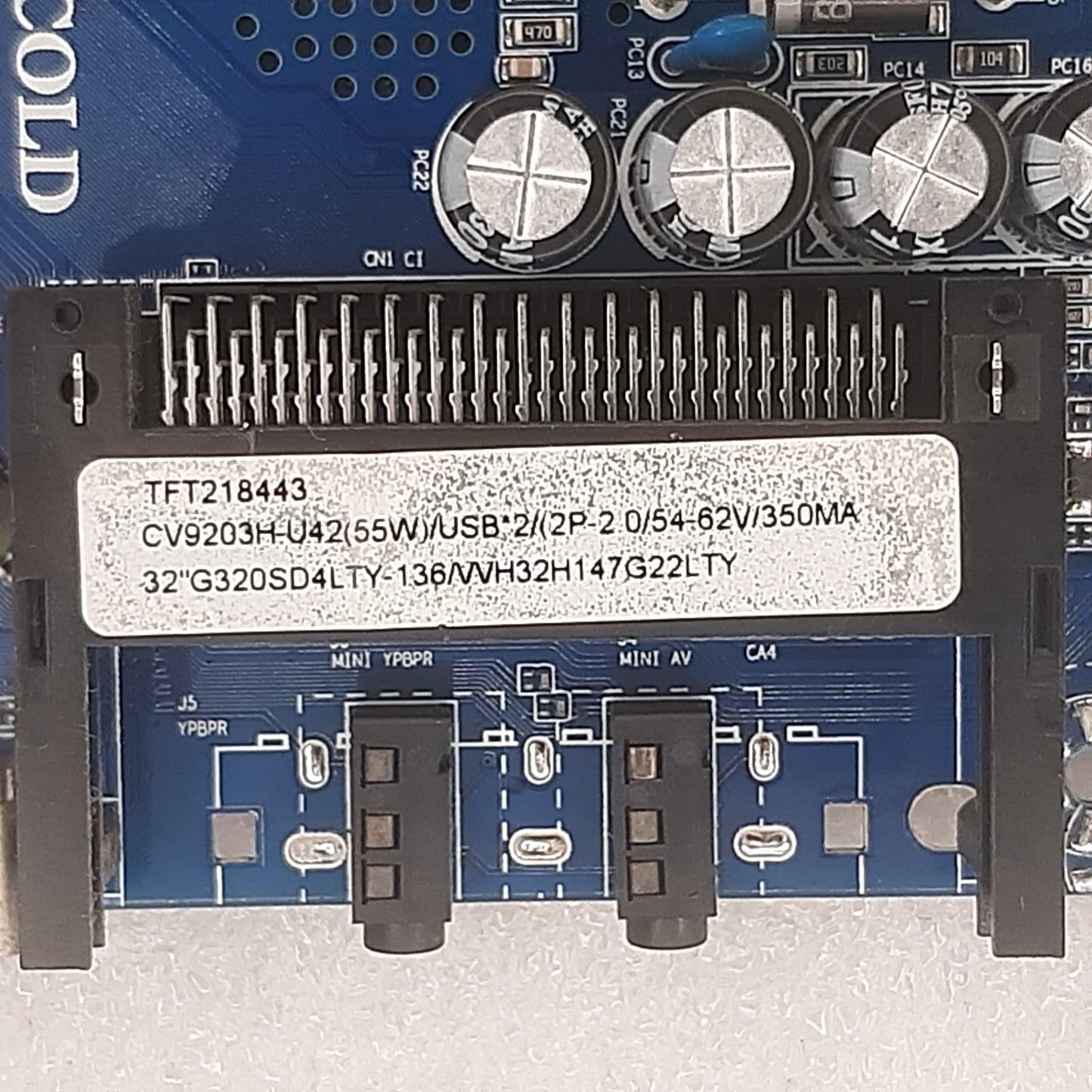 Carte principale combinée BJM1-132082-3T4G pour Télé BRANDT B3232HD