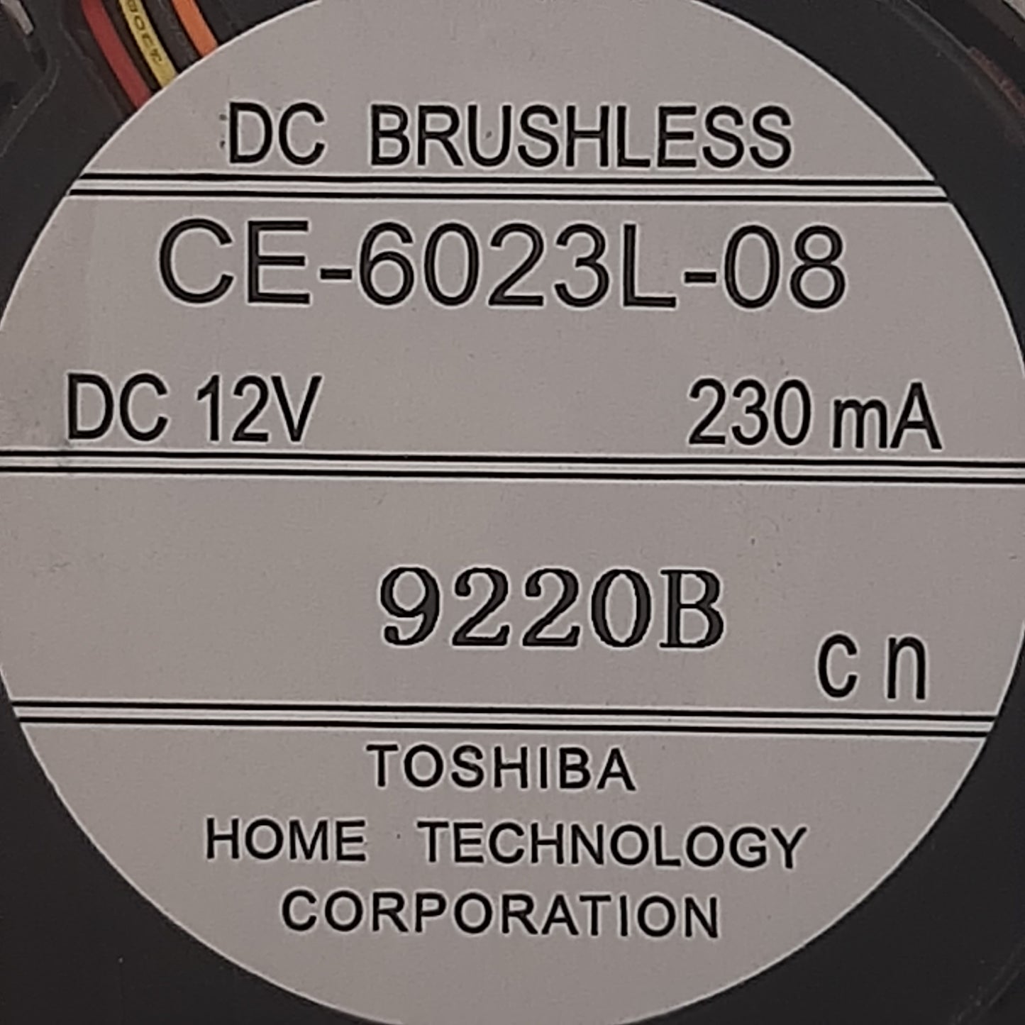 VENTILATEUR TOSHIBA CE-6023L-08 pour Vidéoprojecteur EPSON H799B