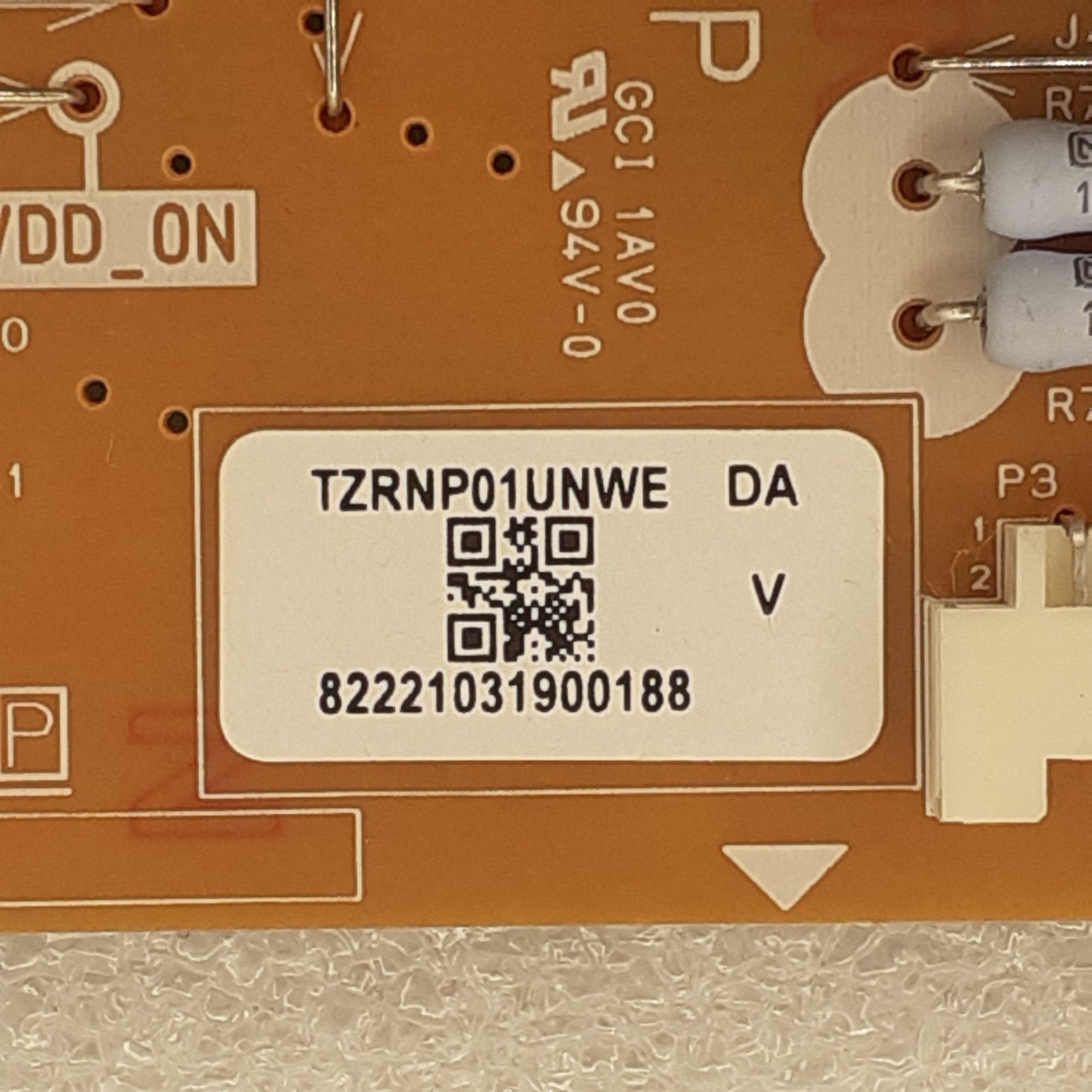 CARTE D'ALIMENTATION TZRNP01UNWE pour Télé PANASONIC TX-55GZ1500E