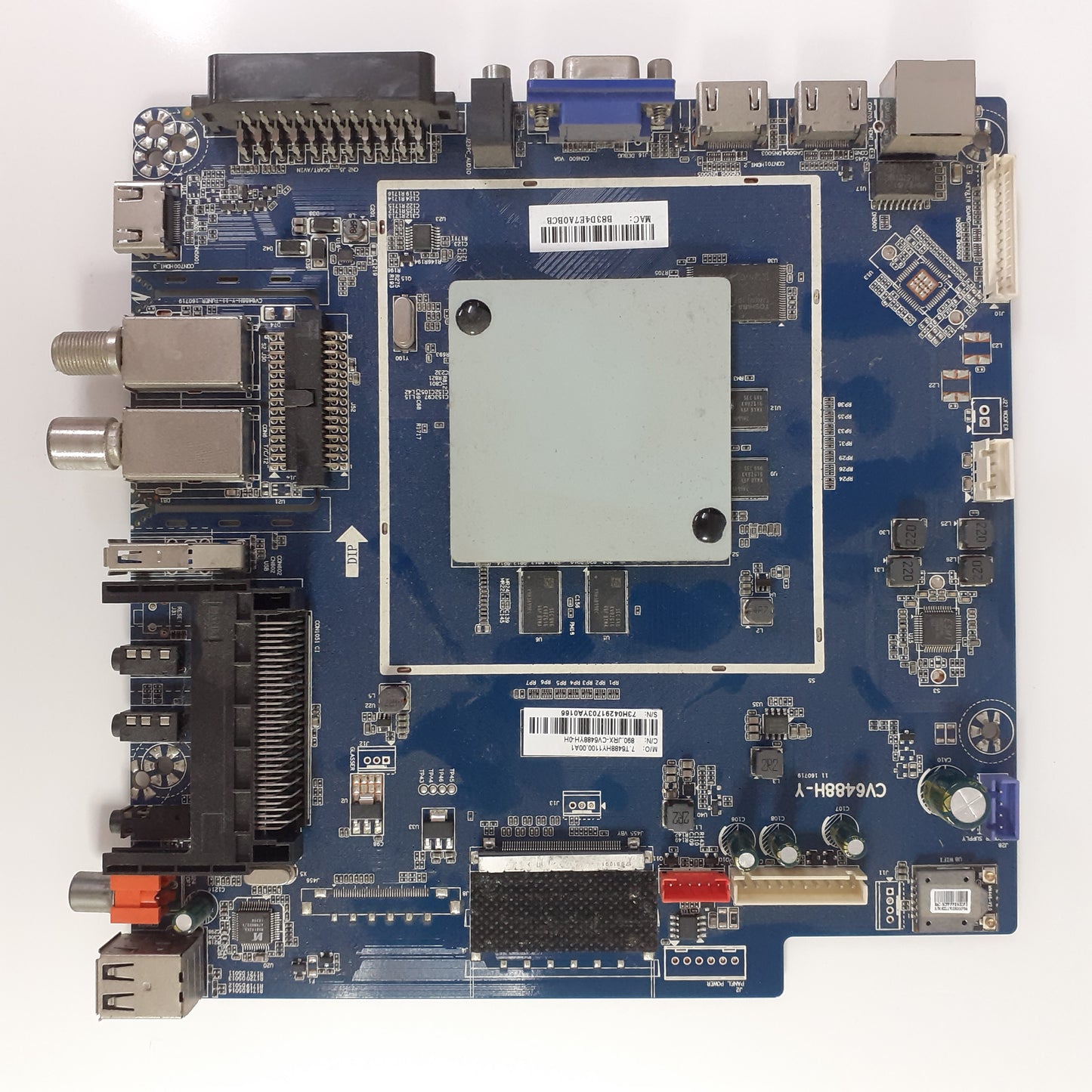 CARTE PRINCIPALE 7.T6488HY1100.00A1 / 890.JRX-CV6488YH-0H pour Télé SMART-TECH LE-6566UDS