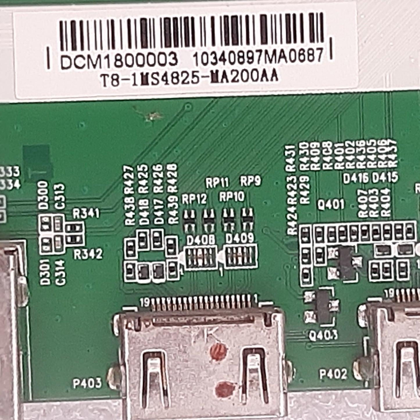 CARTE PRINCIPALE T8-1MS4825-MA200AA pour Télé STRONG SRT 43UA6203