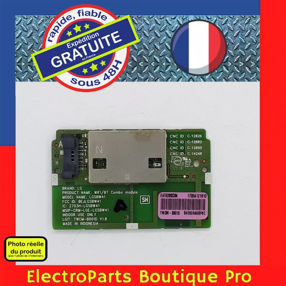 Module wifi LGSBW41 pour télé LG 55EG9A7V